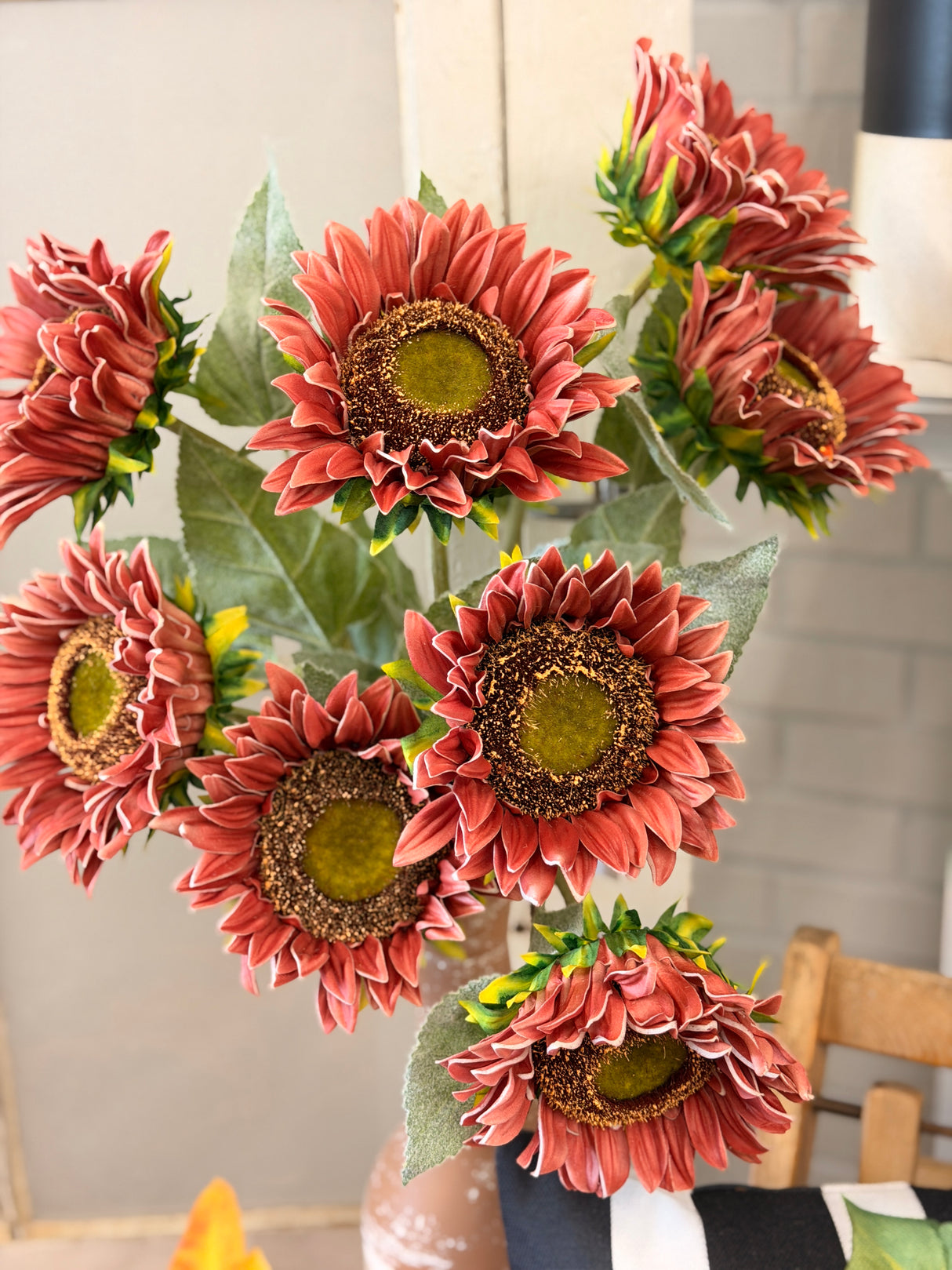 Spice Real Touch Sunflower Spray
