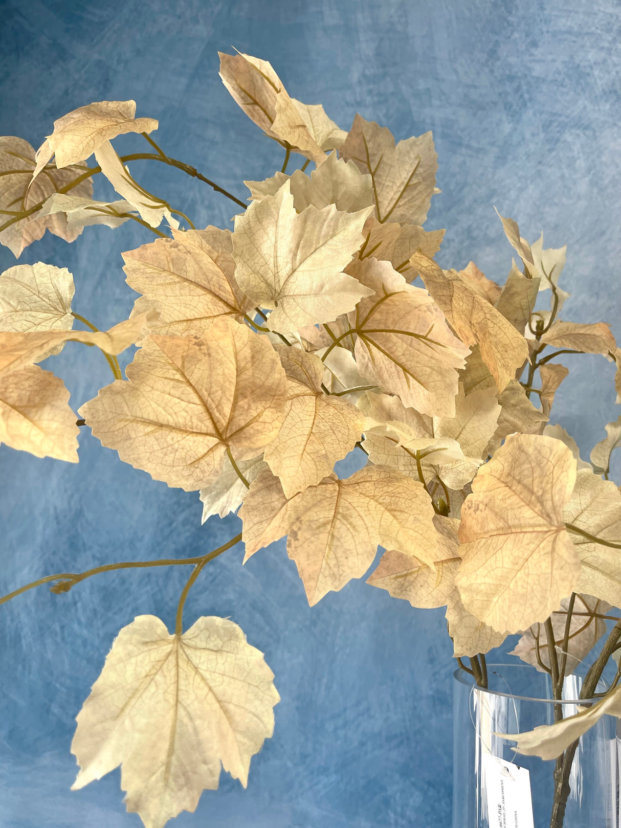Draping Beige Maple Leaf Spray