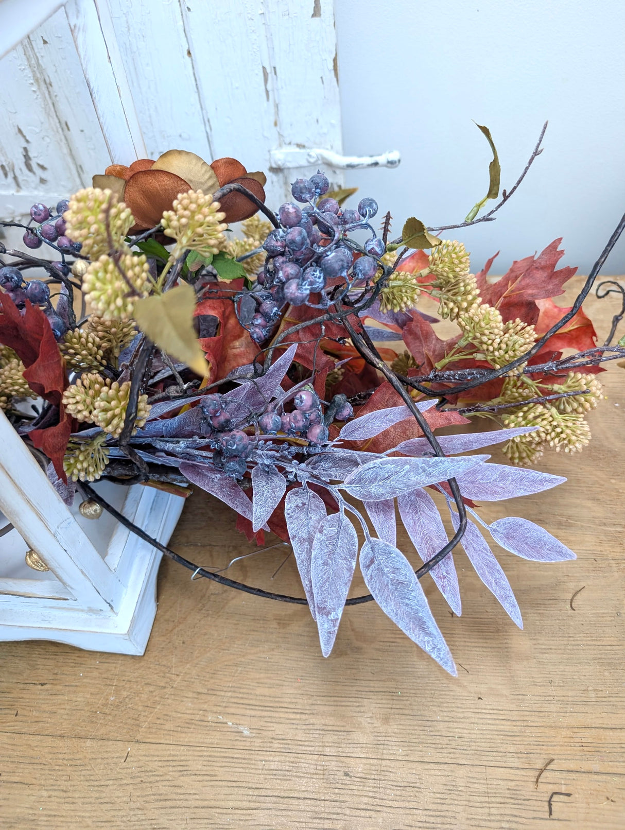 33" Colors of Fall Swag
