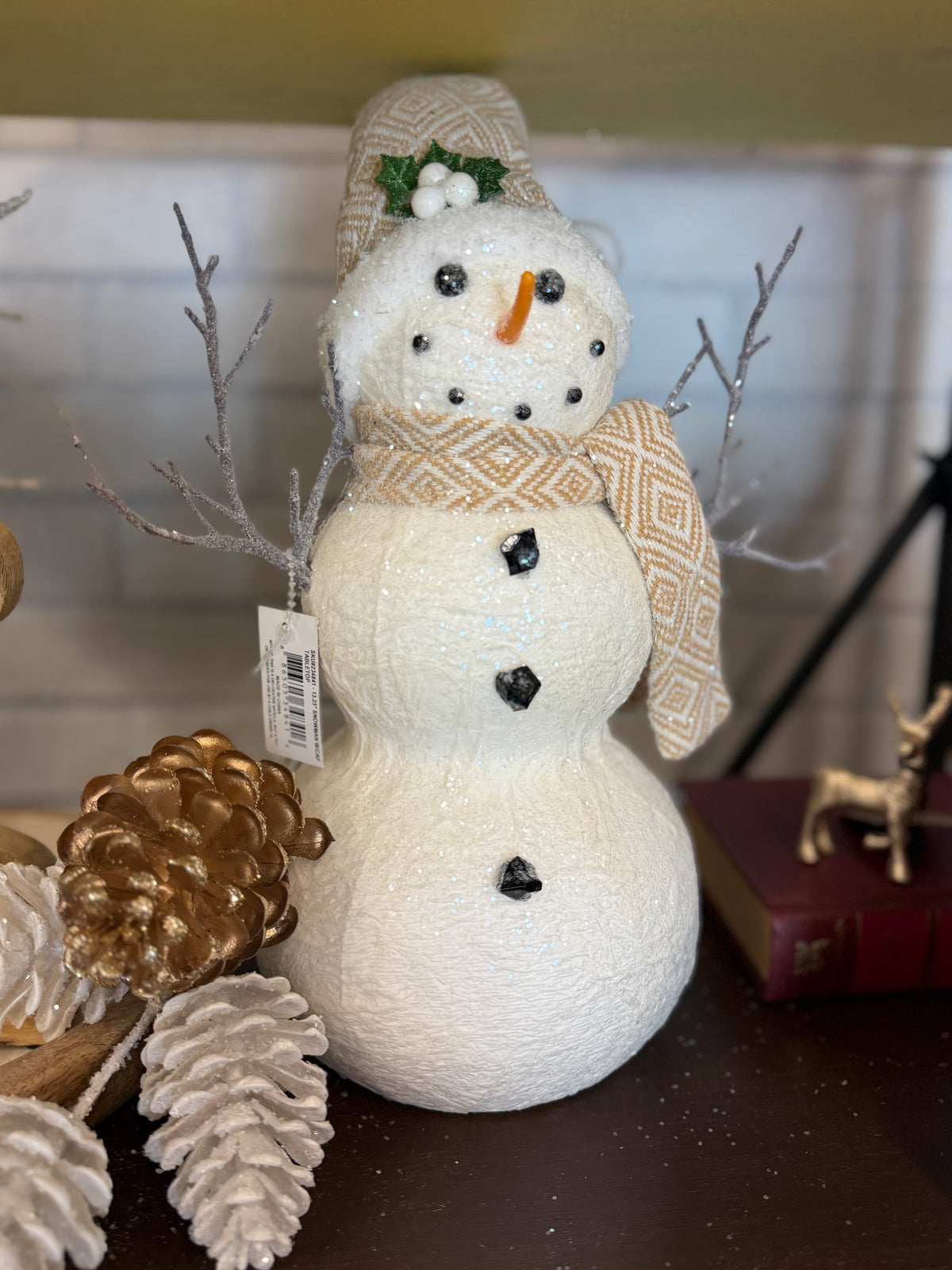 White Cheery Snowman