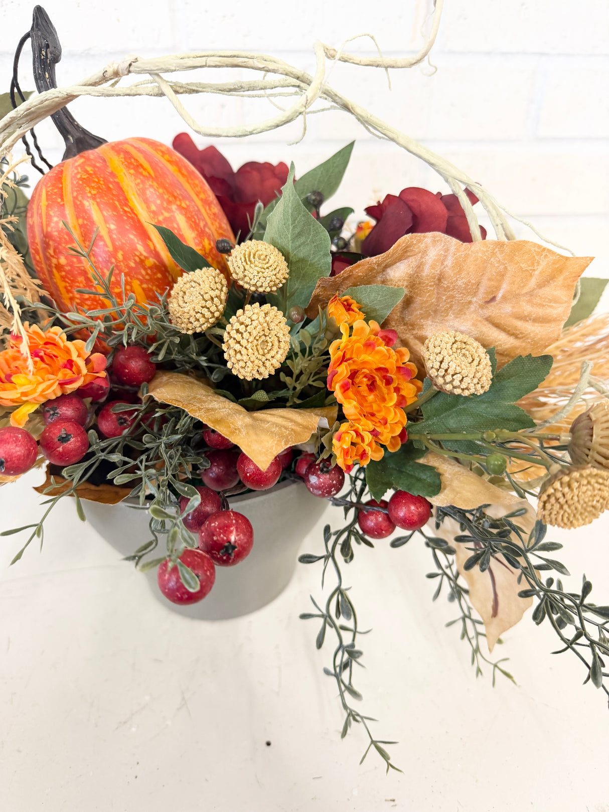 24" Spicy Fall Centerpiece