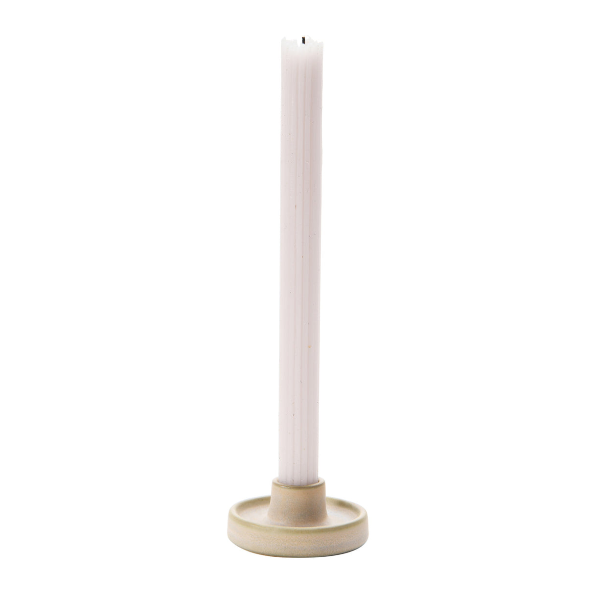 Stoneware Taper Holder Set of 2