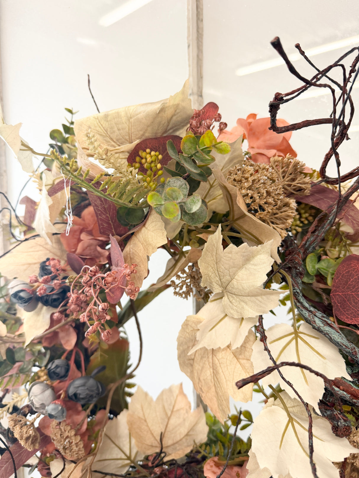 22" Soft Harvest Charm Wreath