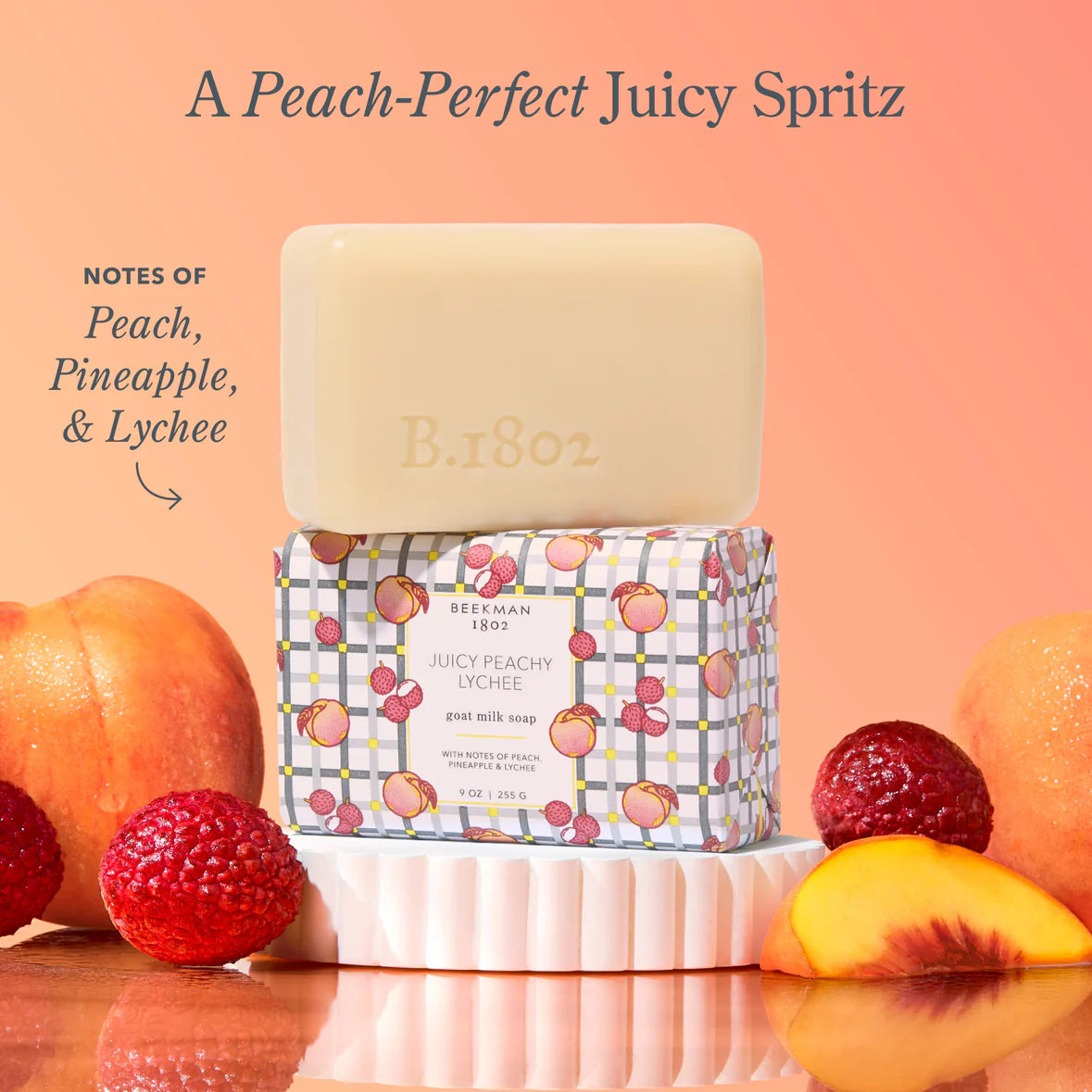 Juicy Peachy Lychee Bar Soap