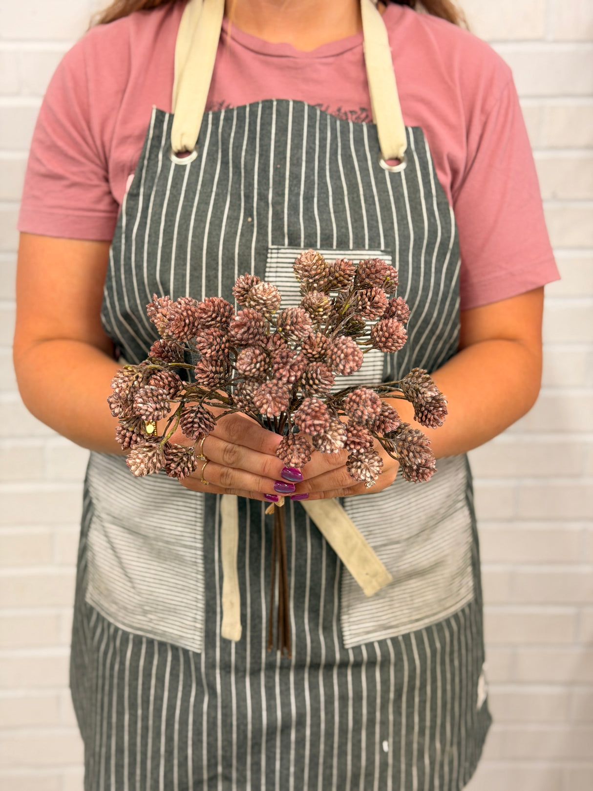 Purple Mini Pinecone Bundle
