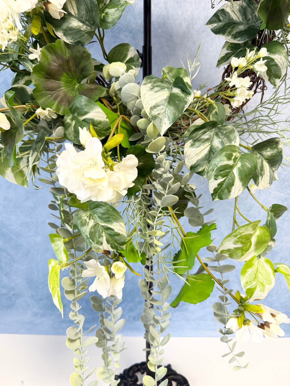 35" UV Protect Fresh Picked Blooms Wreath