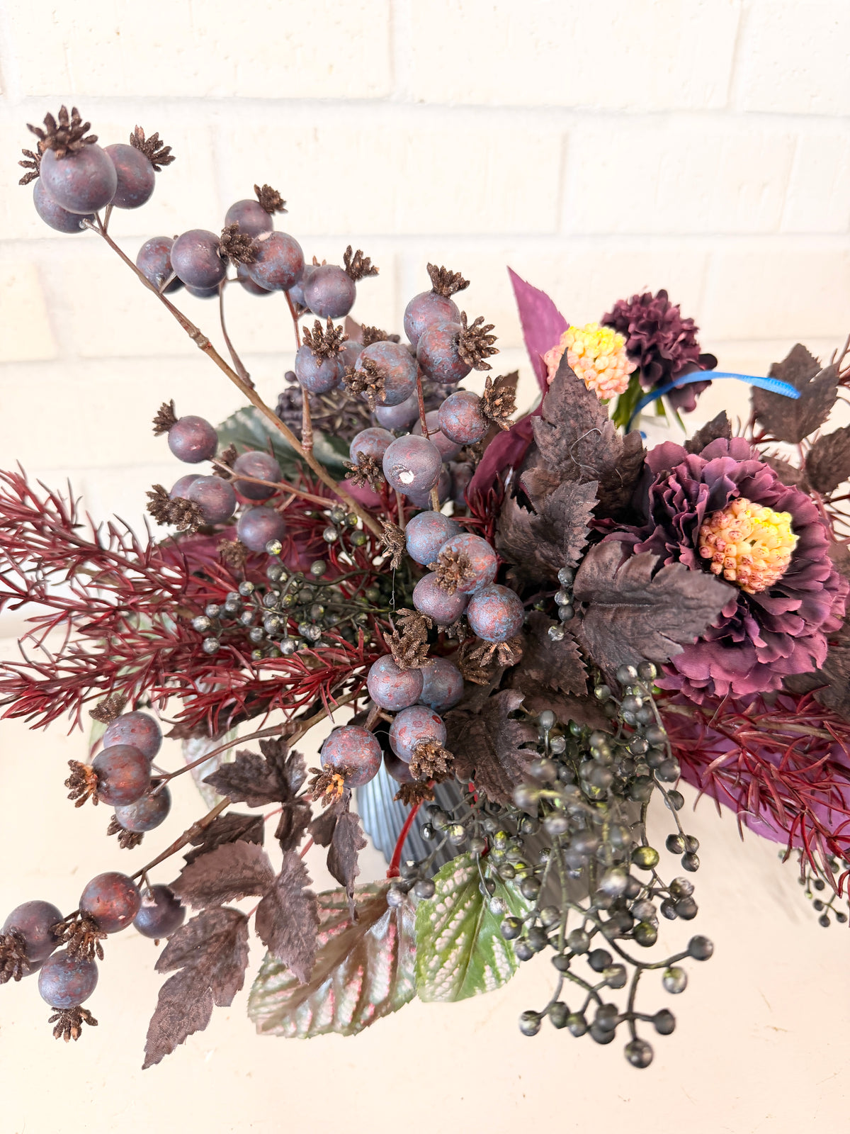 18" Midnight Harvest Centerpiece