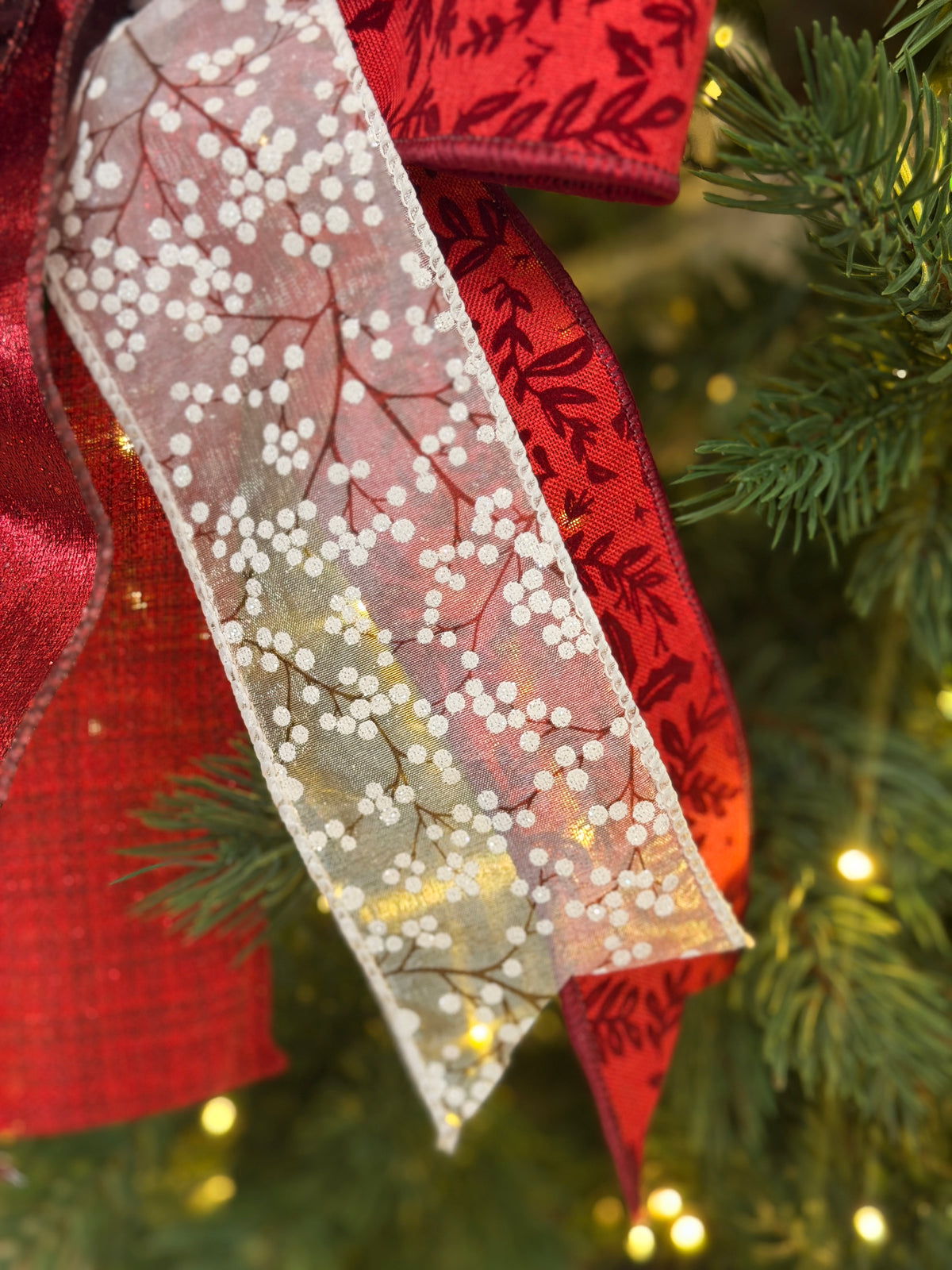 Crimson Christmas Bow
