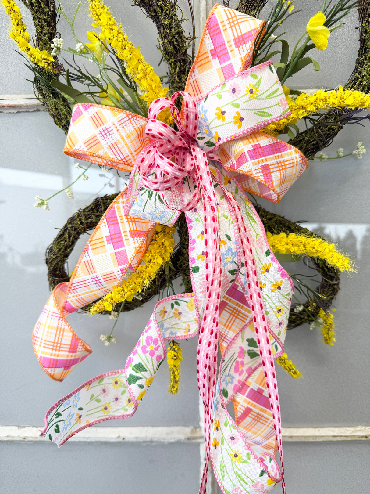 13" Posey Plaid Bow