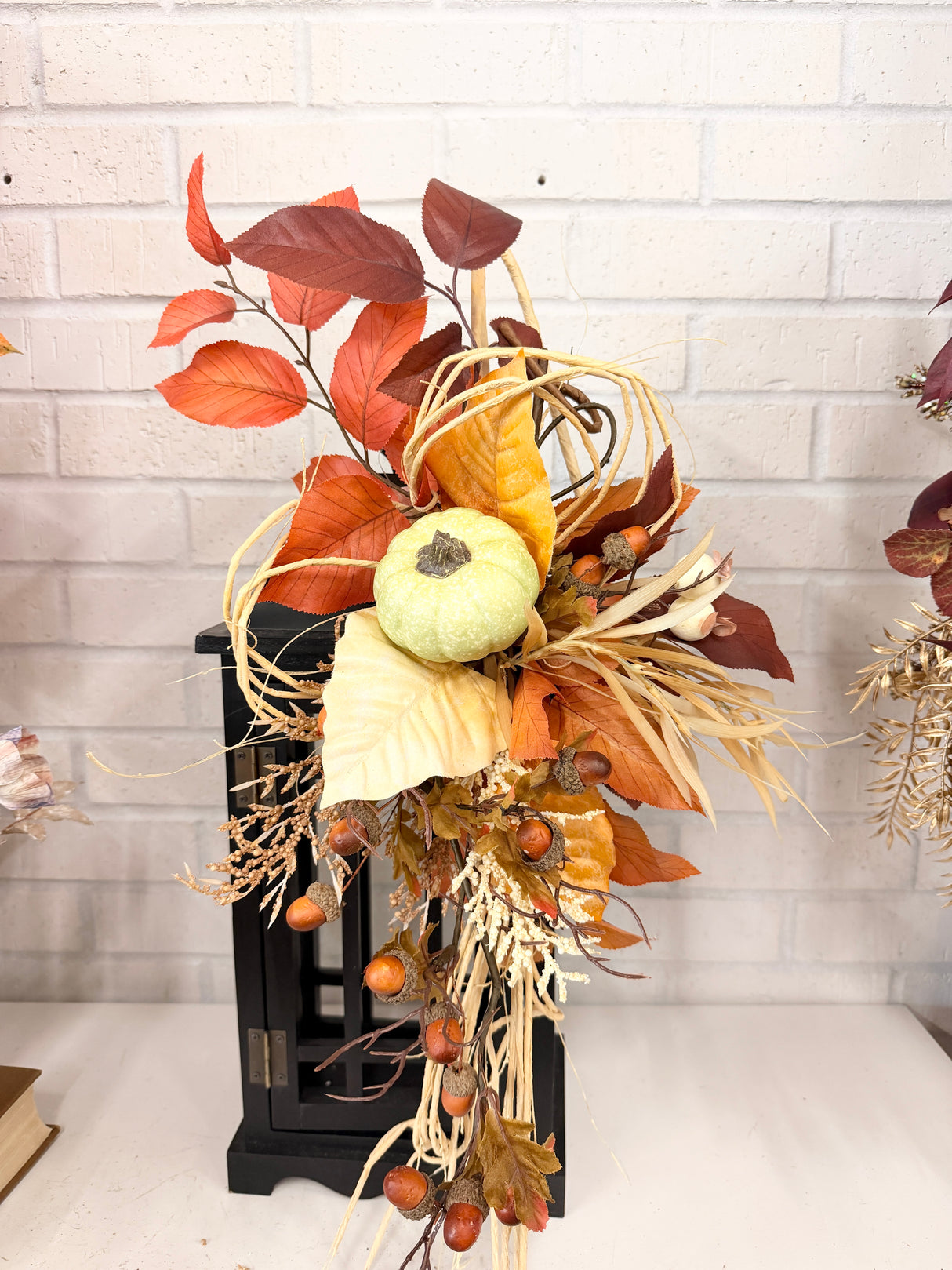 Mini Pumpkin Lantern Swag Kit