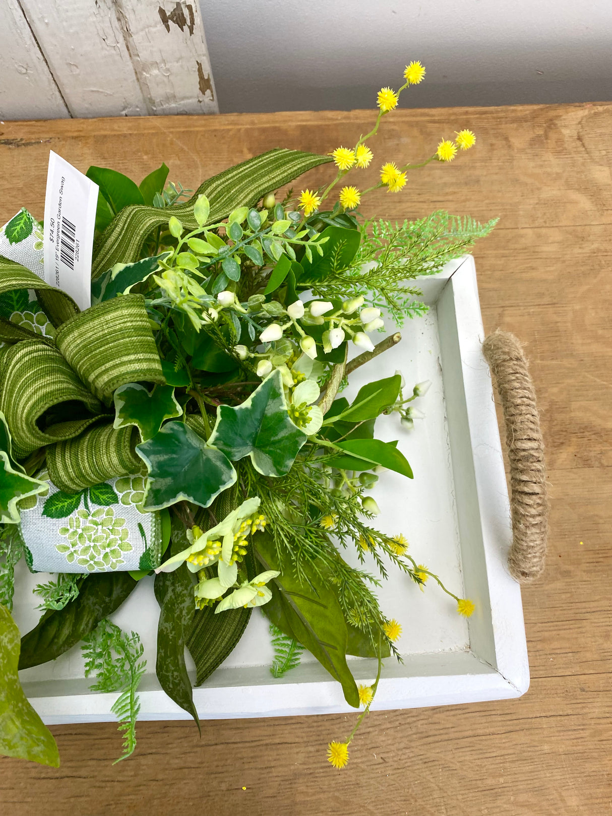 19" Evergreen Garden Swag