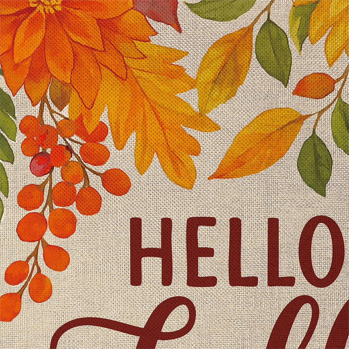 Fall Floral Bloom Garden Flag