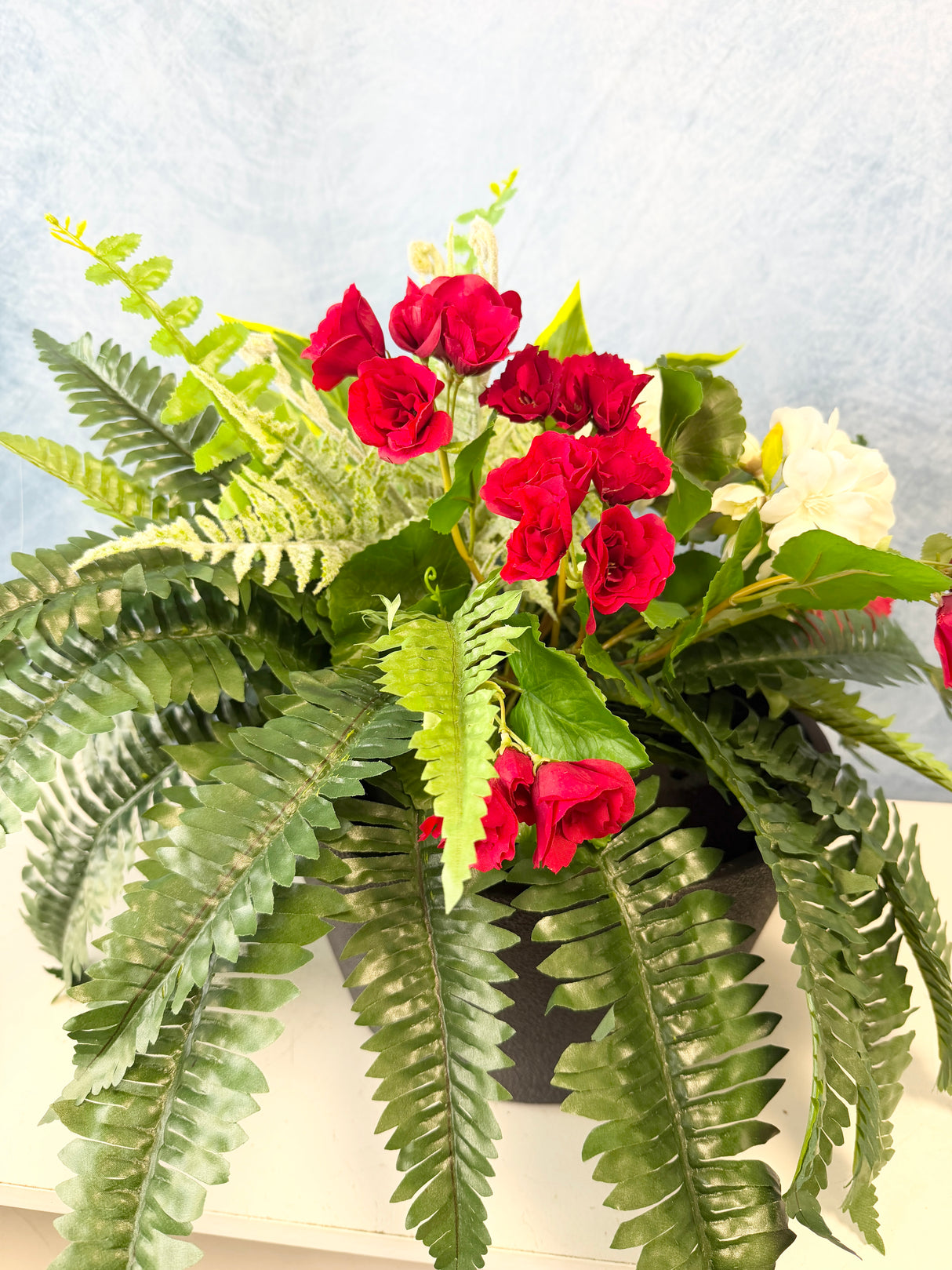 21" UV Protect Patriotic Table Planter