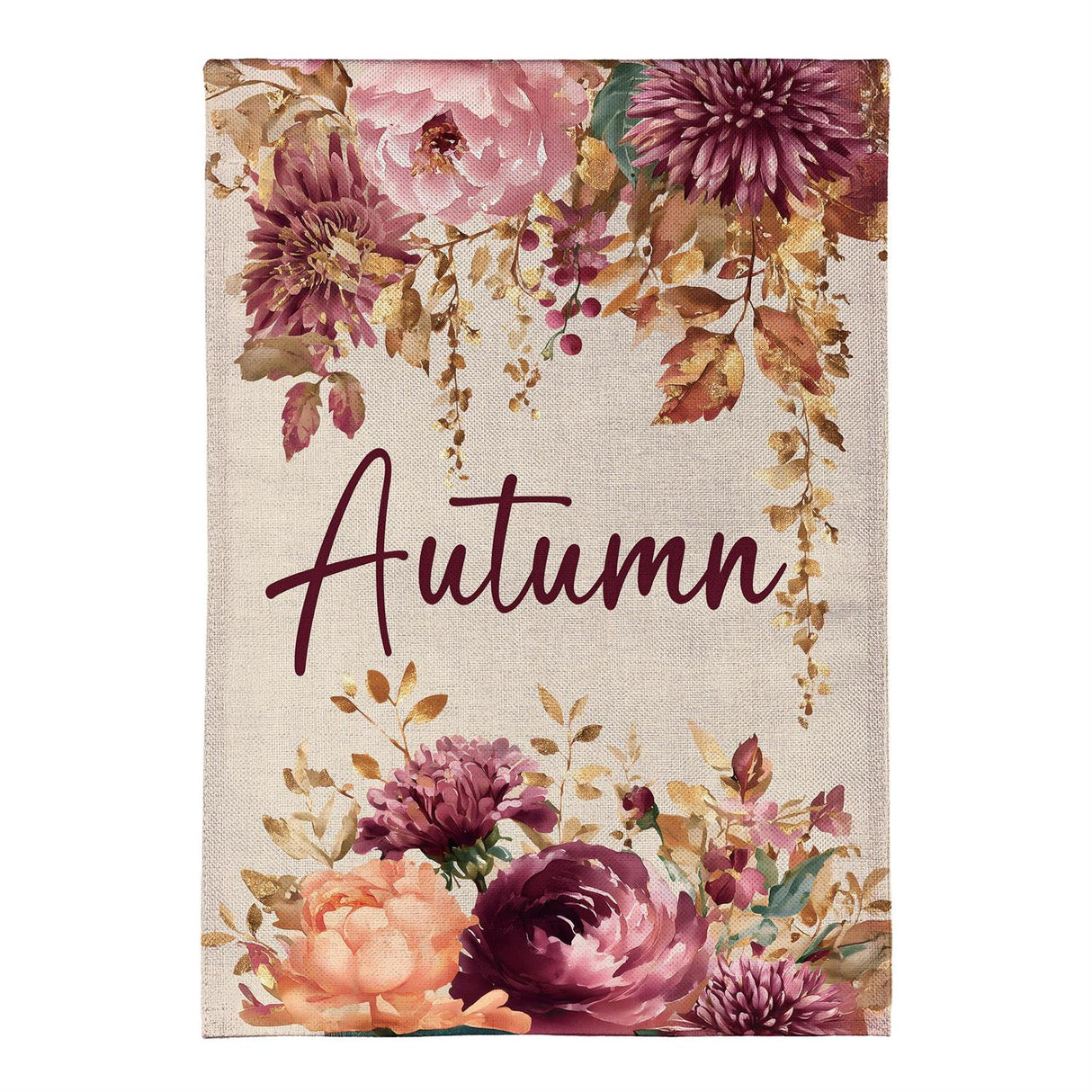 Autumn Florals Garden Flag