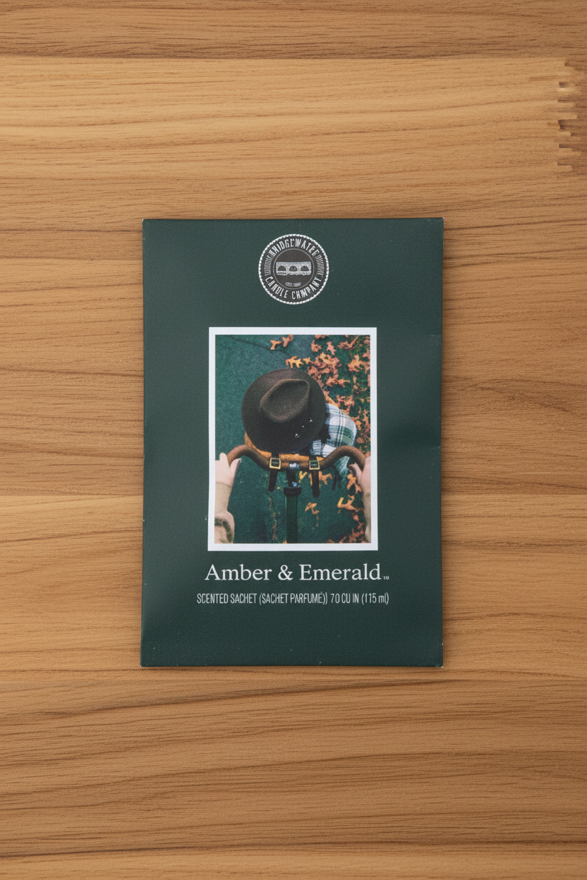 Amber & Emerald Sachet