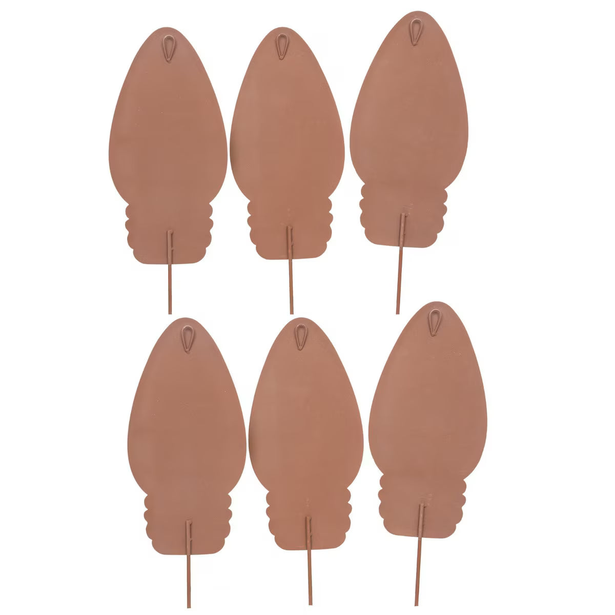 Merry & Bright Bulb Stake - 6 Colors