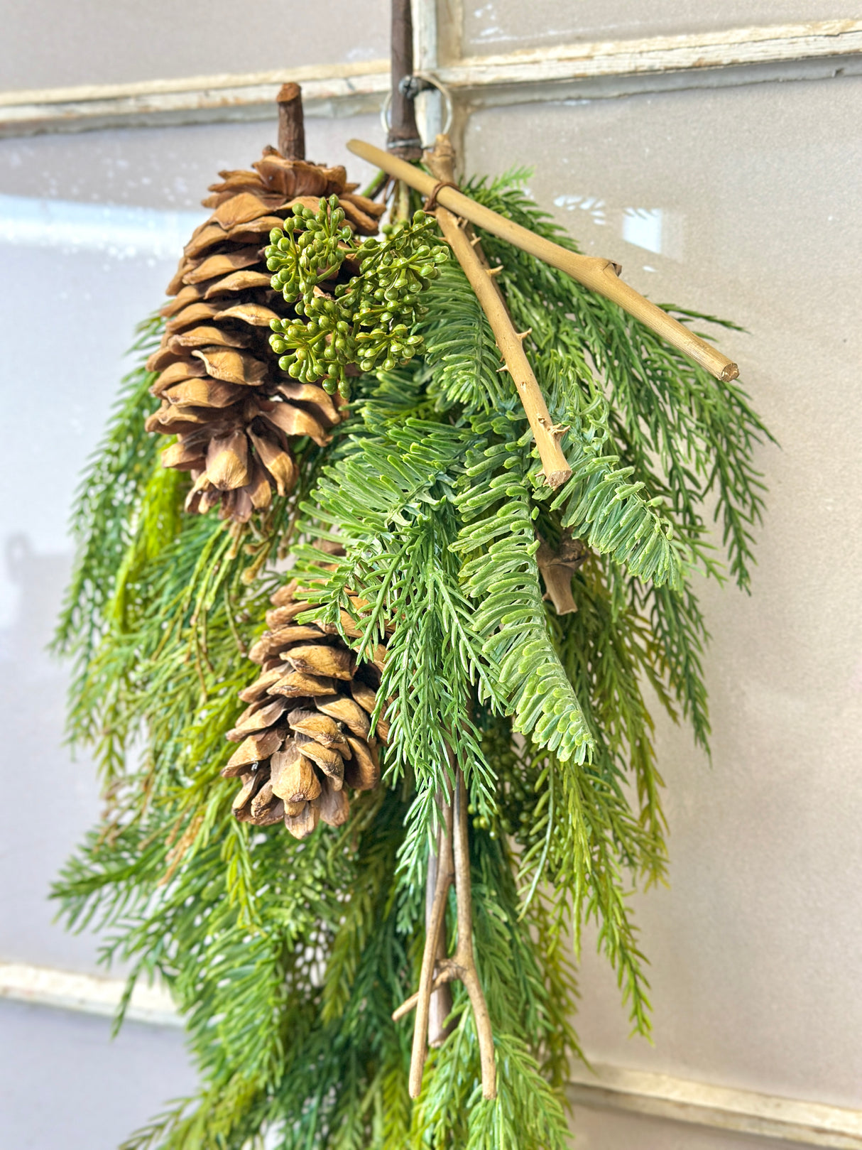 22" Real Touch Fine Pine Swag