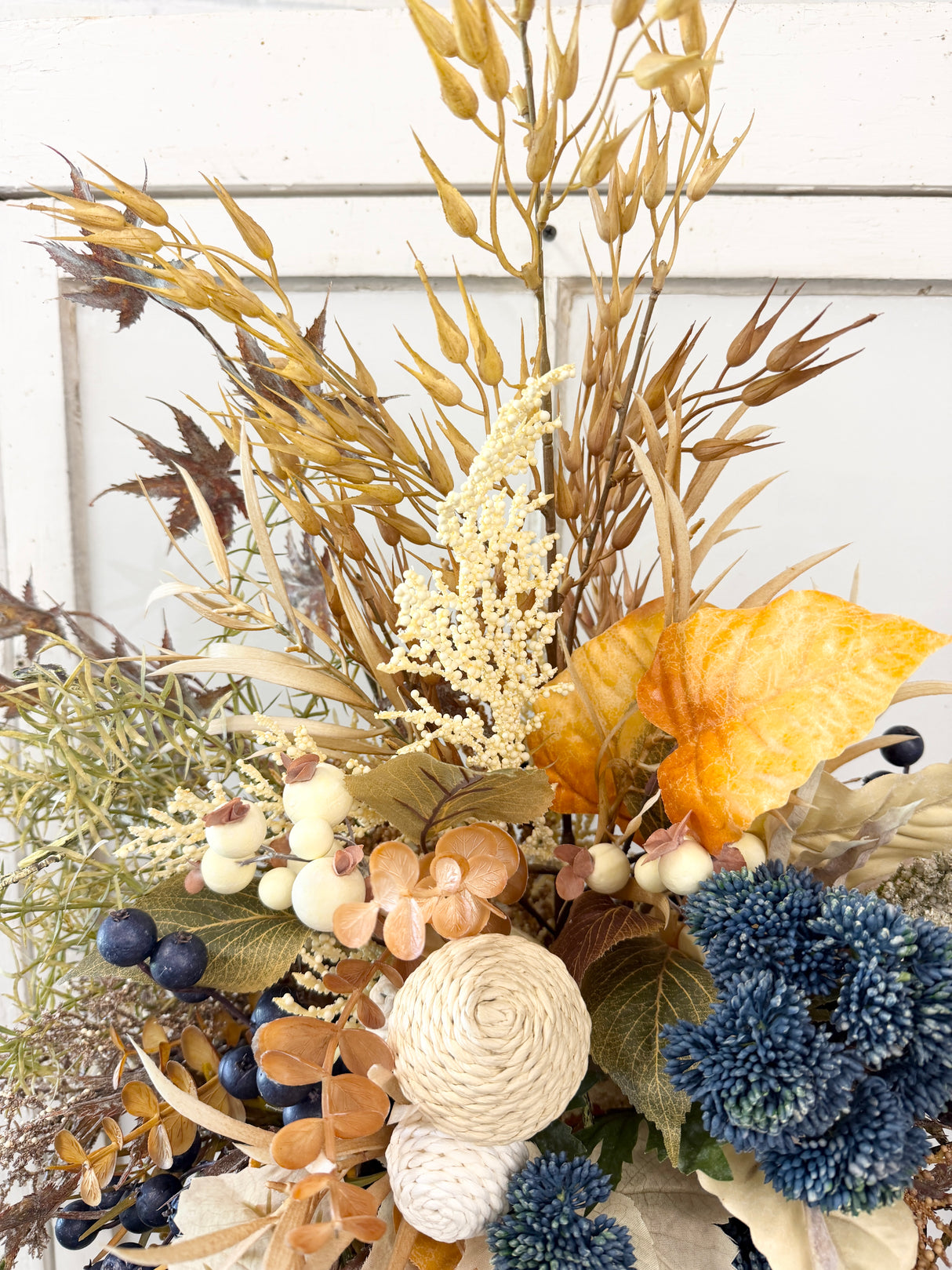 35" Harvest Season Wall Basket