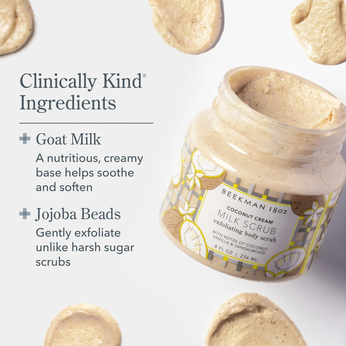 Coconut Cream Exfoliating Body Scrub