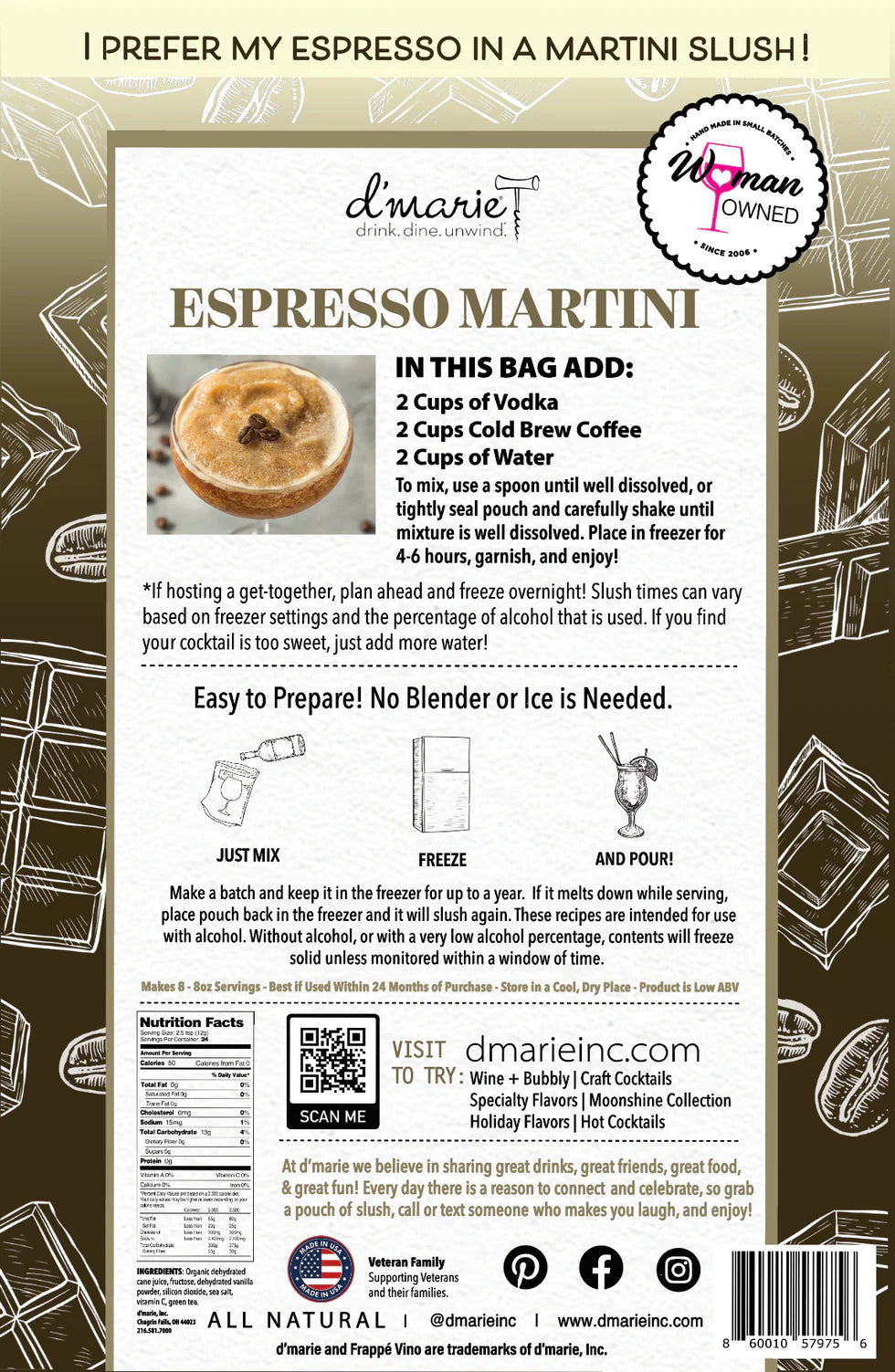 Espresso Martini Slush Mix