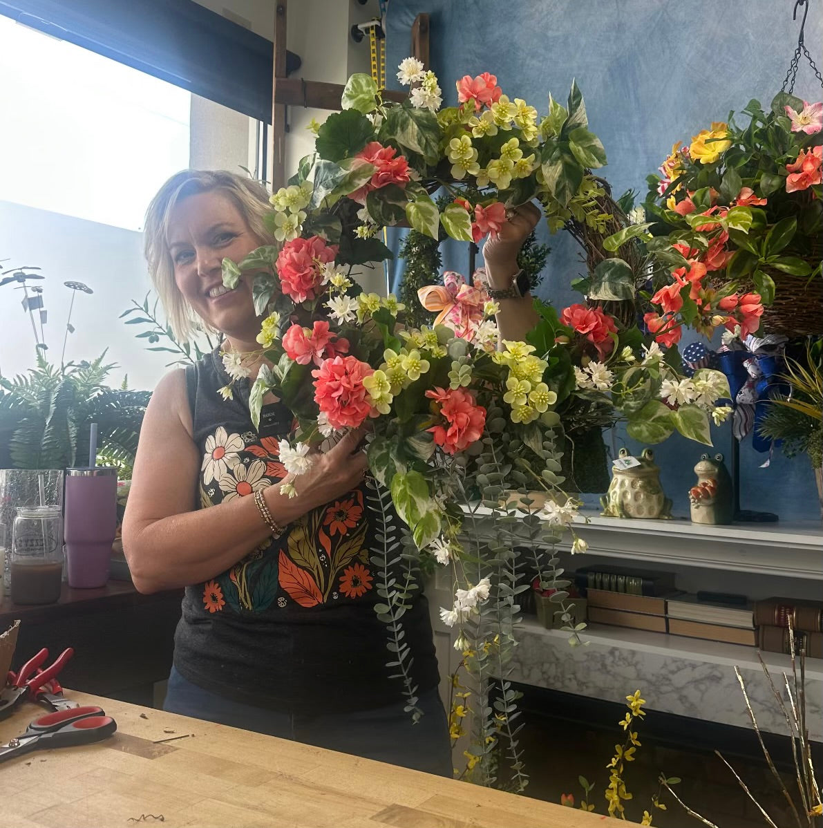 31" Hey Beautiful Wreath