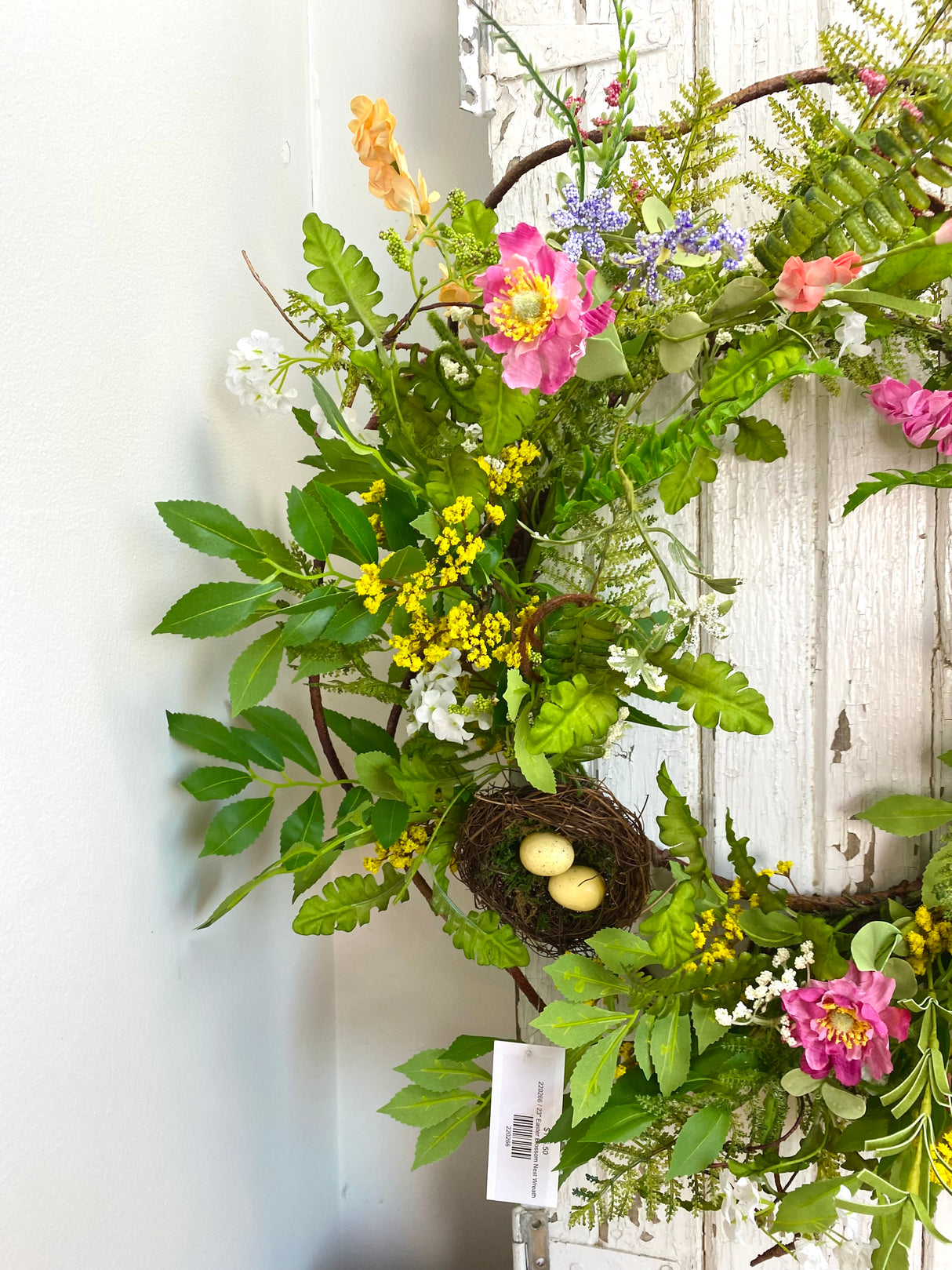 23" Easter Blossom Nest Wreath