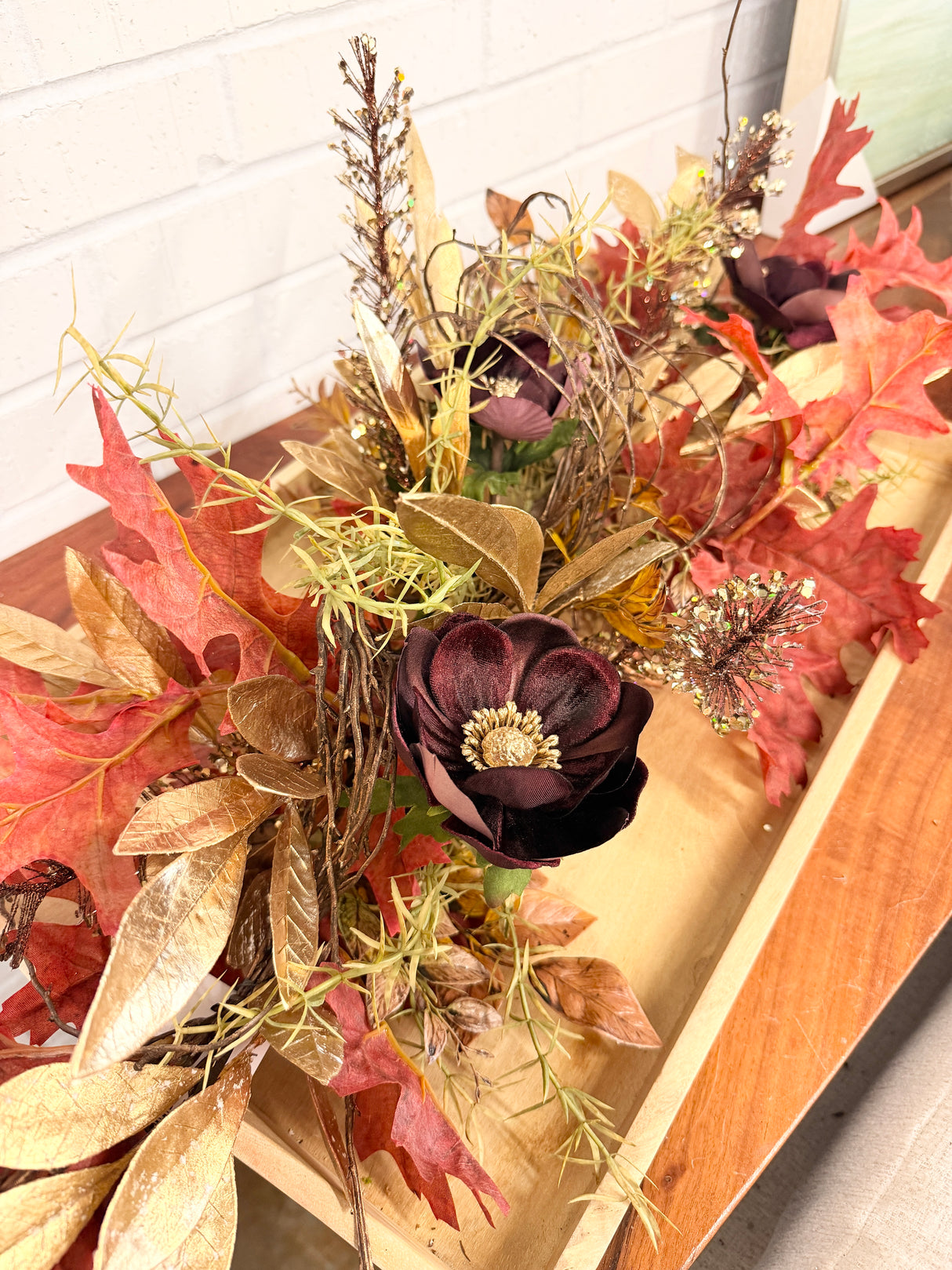 32" Sparkle of Fall Swag