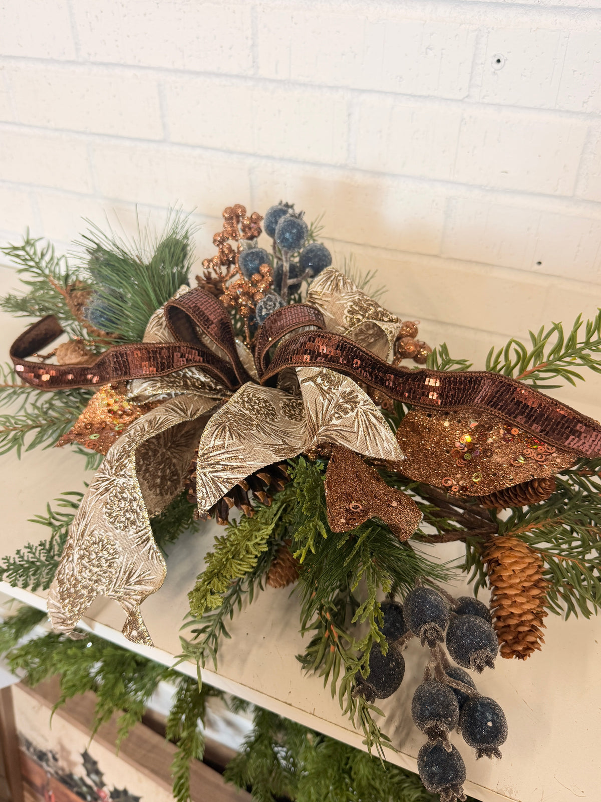 Rustic Noel Swag Kit