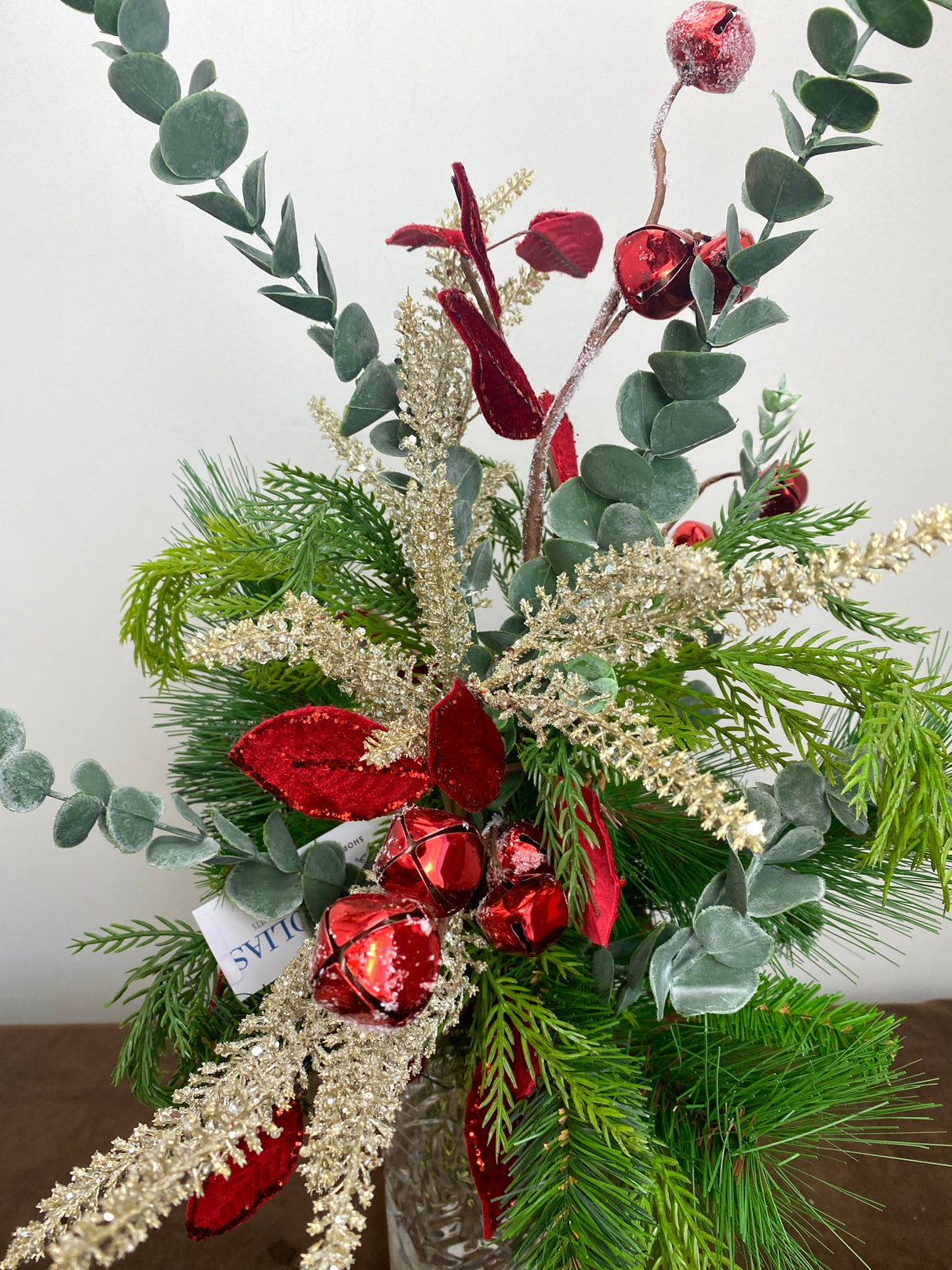 27" Homespun Christmas Drop-in