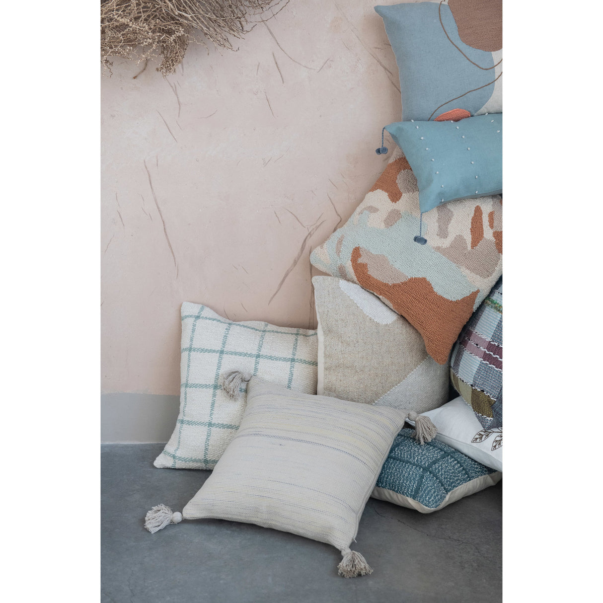 Madras Plaid Pillow