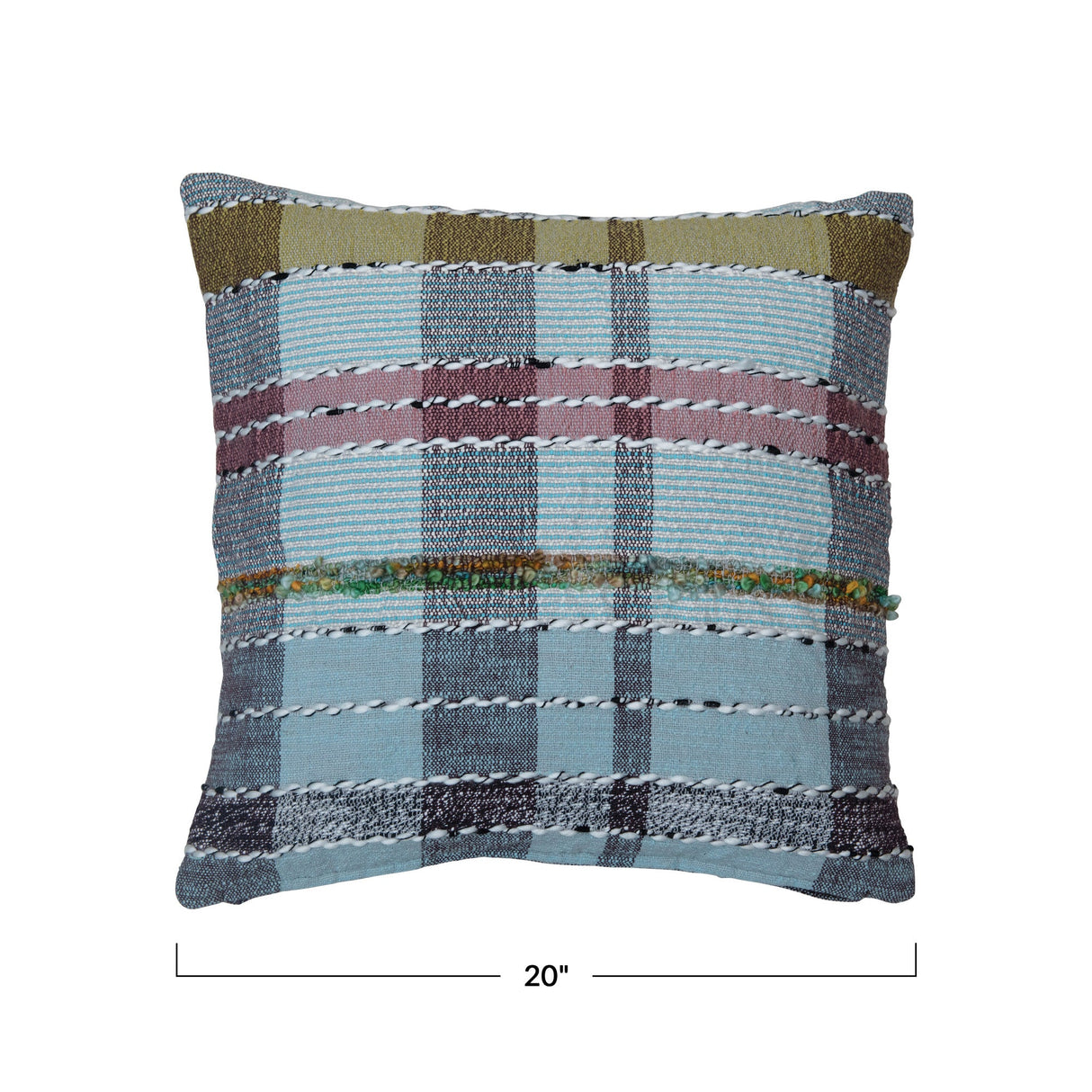 Madras Plaid Pillow