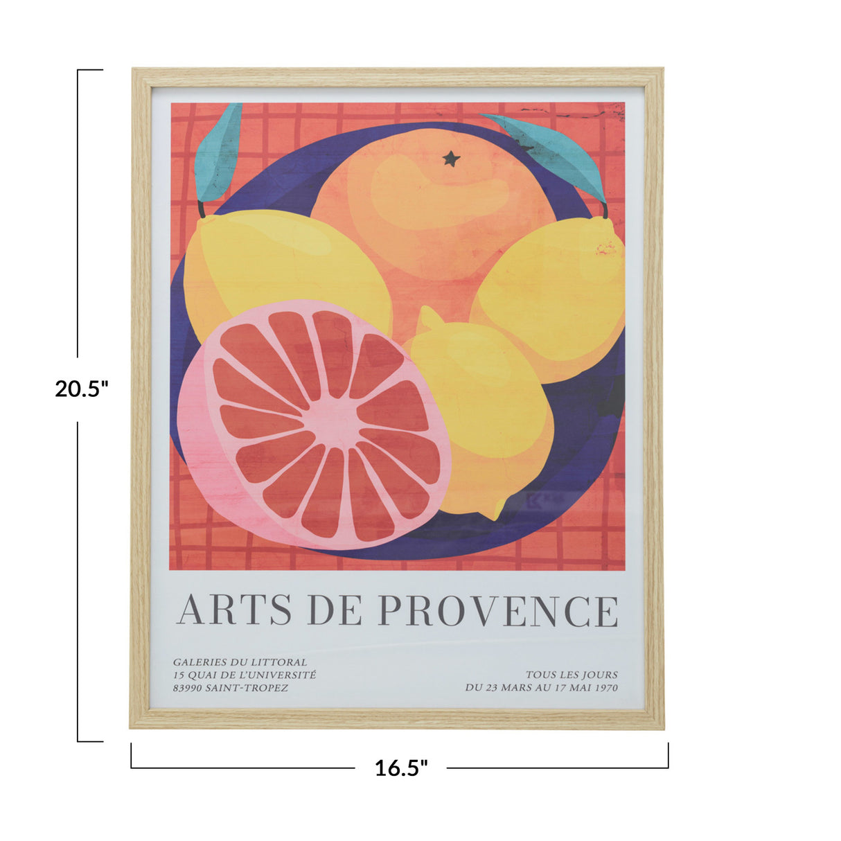 Arts De Provence Glass Framed Wall Art