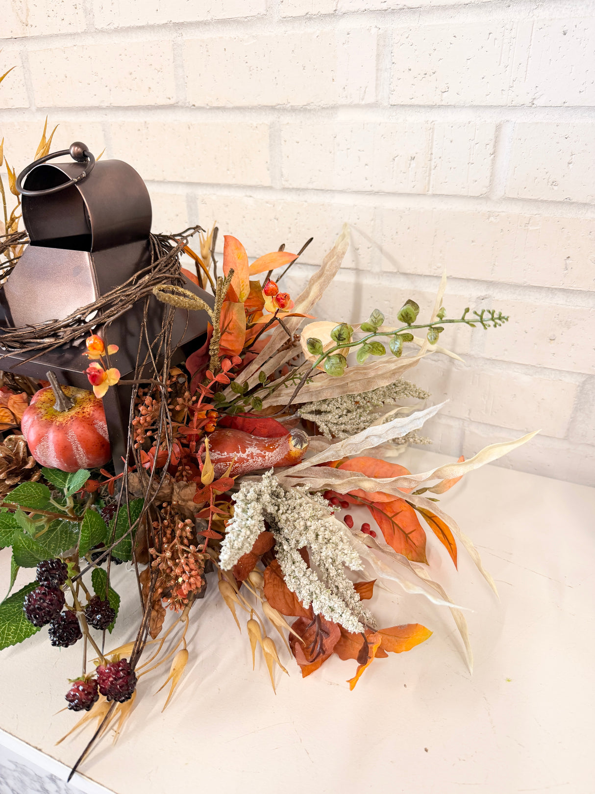 25" Harvest Lantern Centerpiece