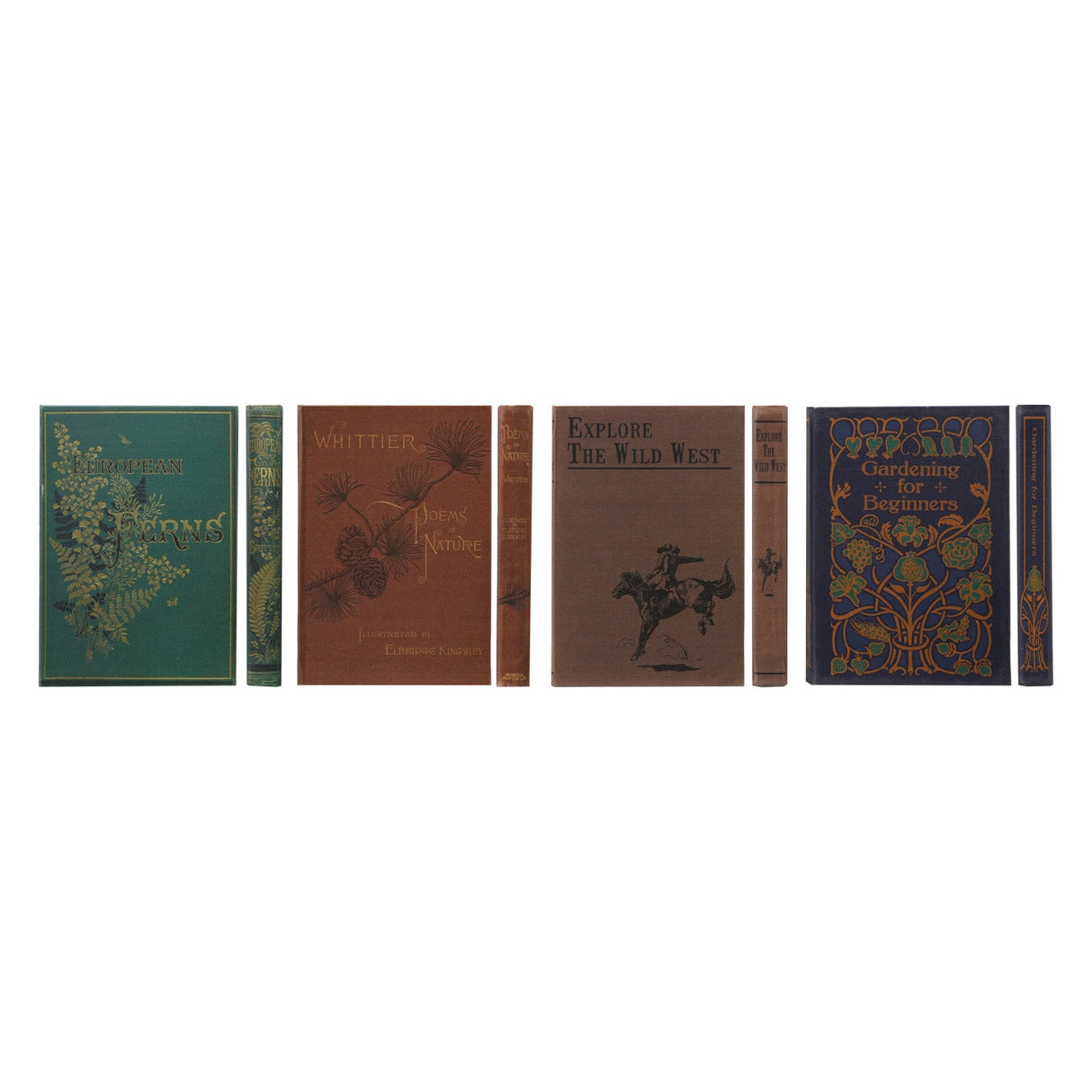 Book Design Bound Notebook - 4 Colors