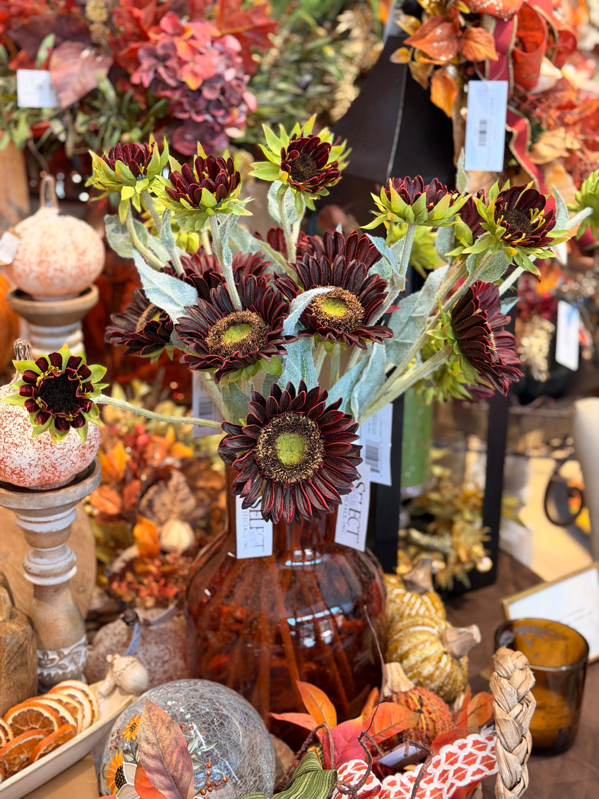Rust Real Touch Sunflower Bundle