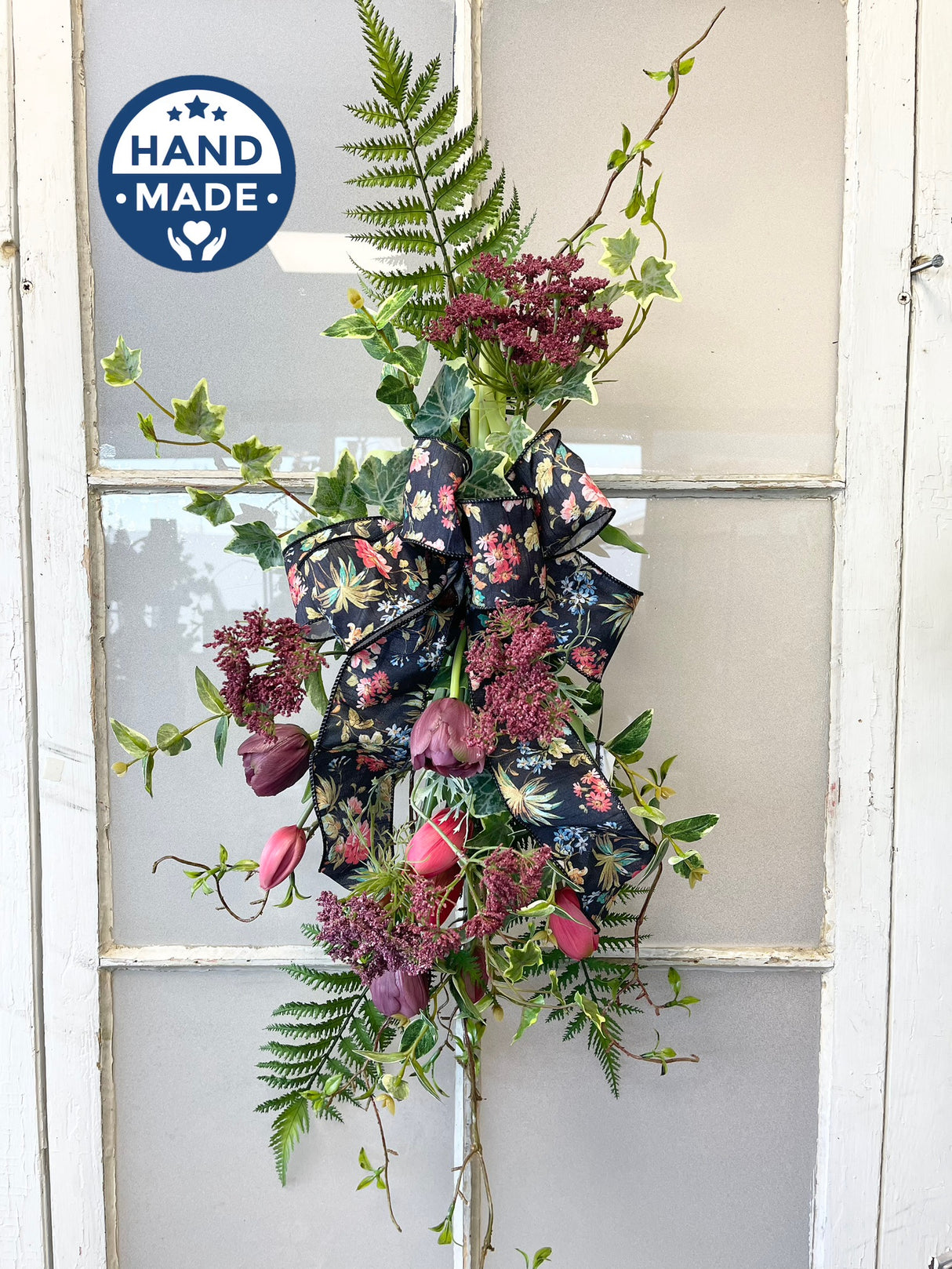 26" Tulip Time Door Swag