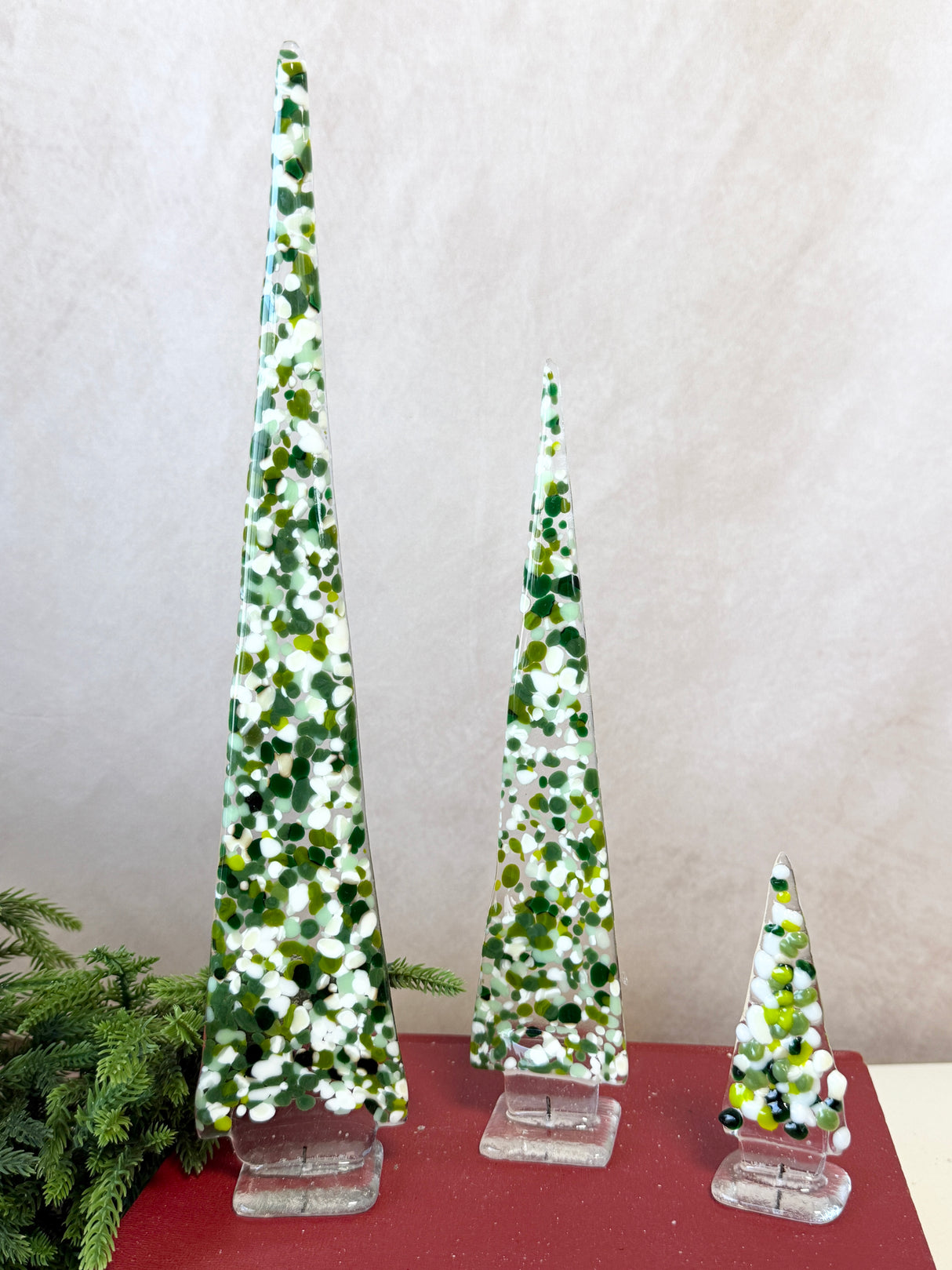 10" Forest Mosaic Tree on Base