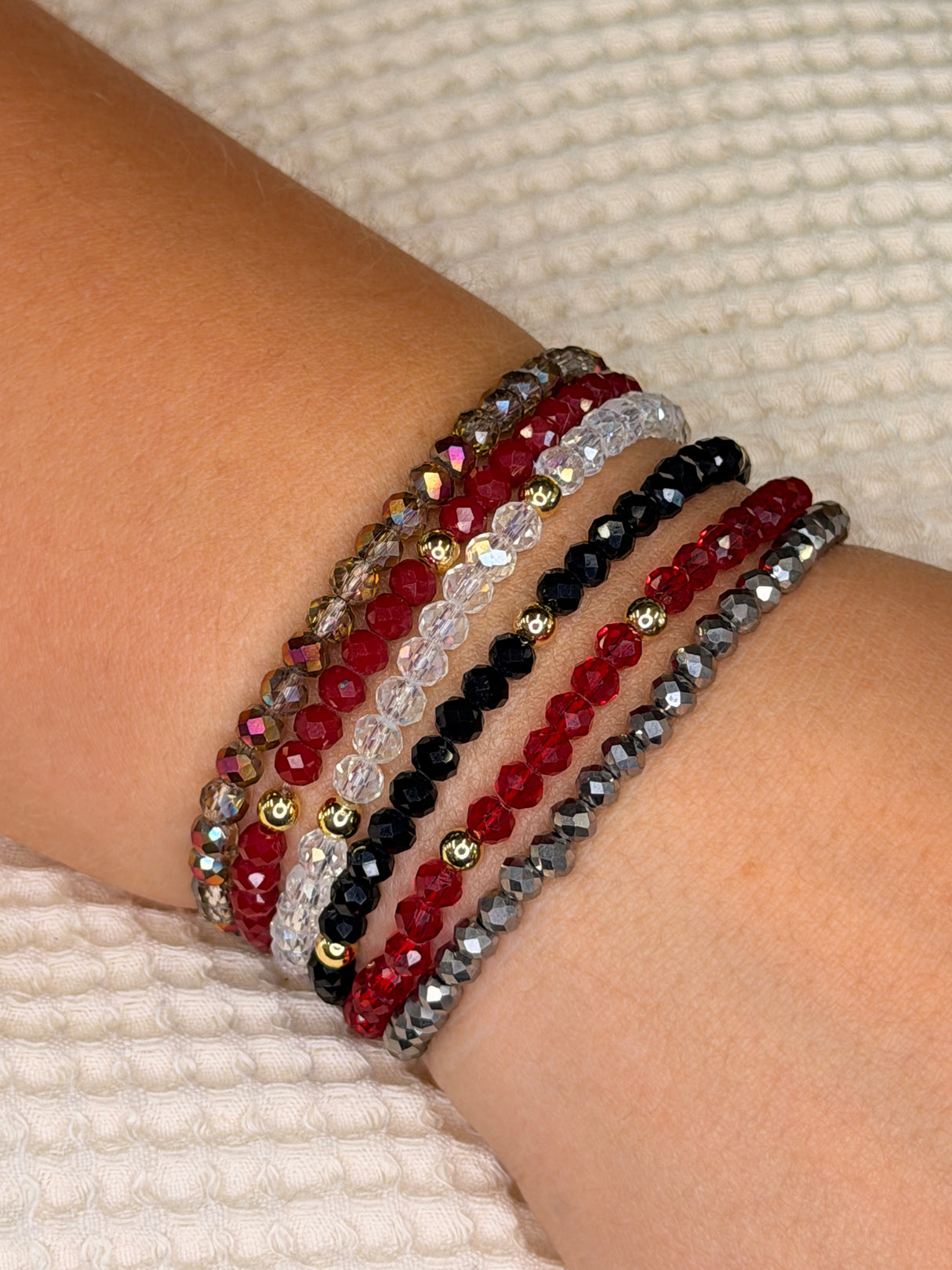 Cherry Quartz Mila Bracelet Bundle