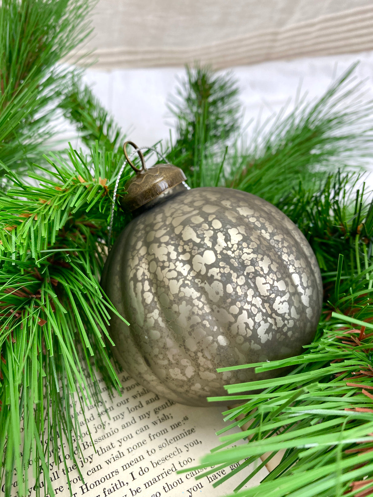 Magic Holiday Glass Ornament