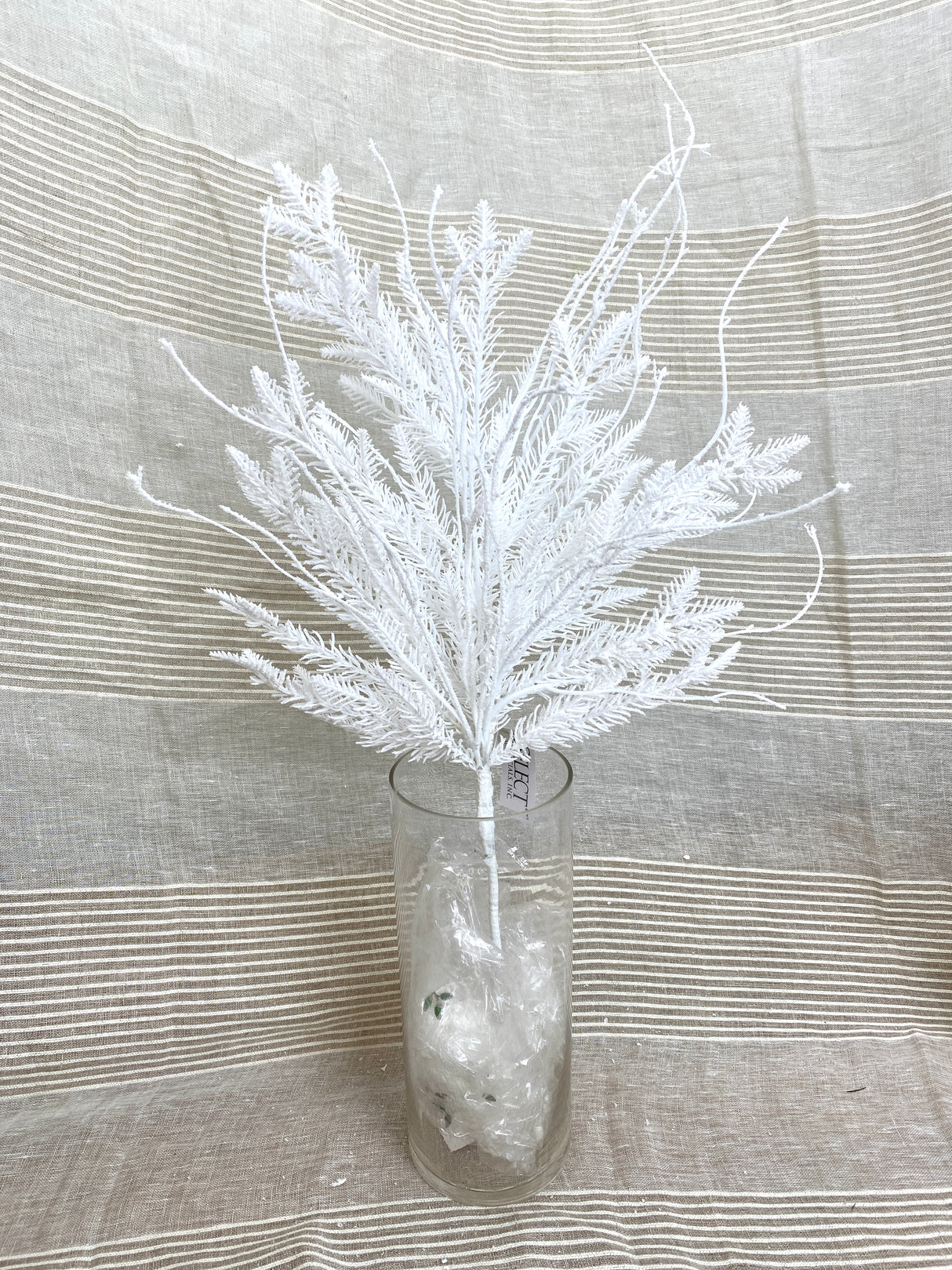 Snow Day Flocked Cedar Spray