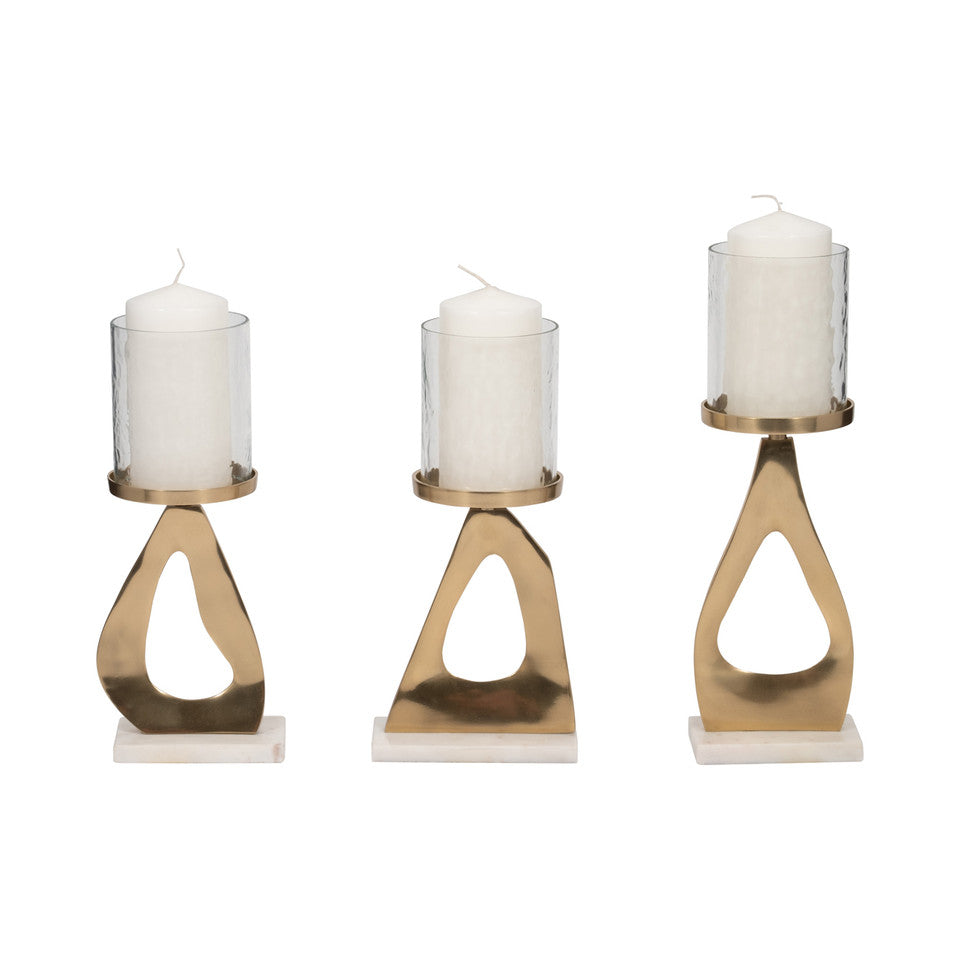 Provence Gold Candleholders -3 Sizes