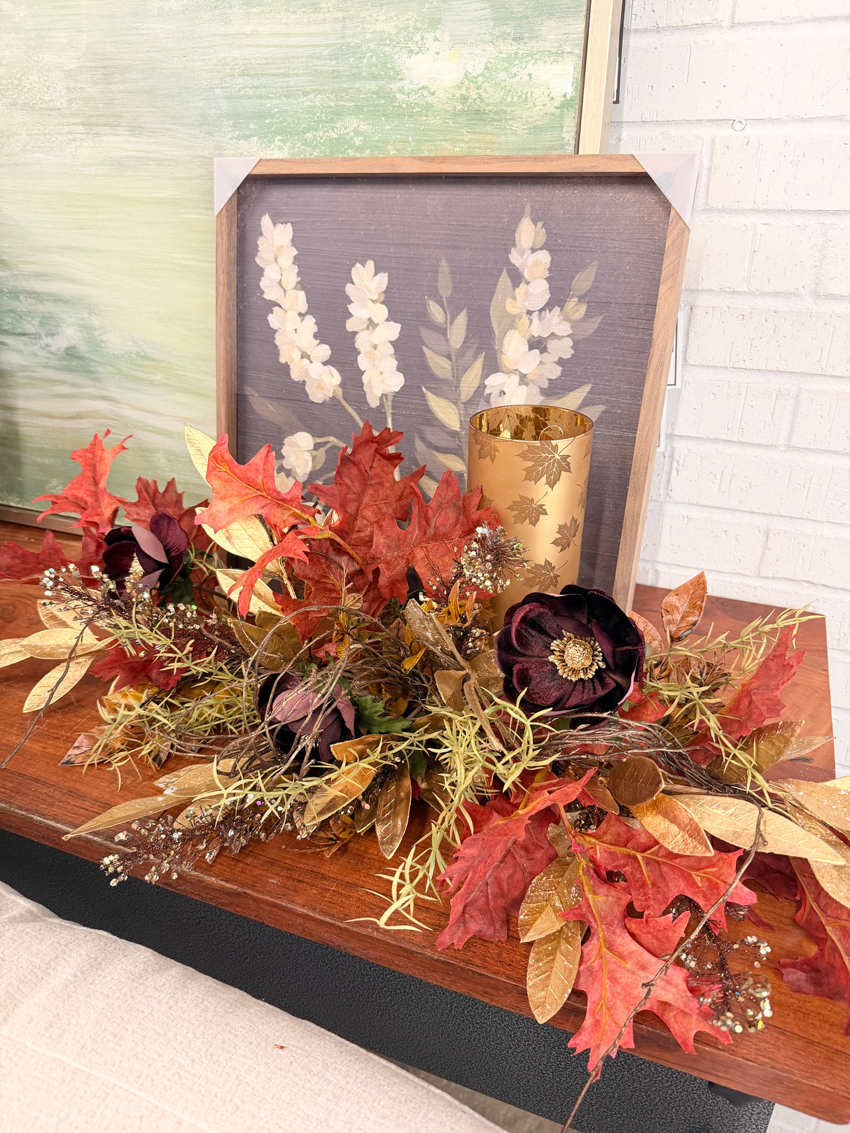 32" Sparkle of Fall Swag