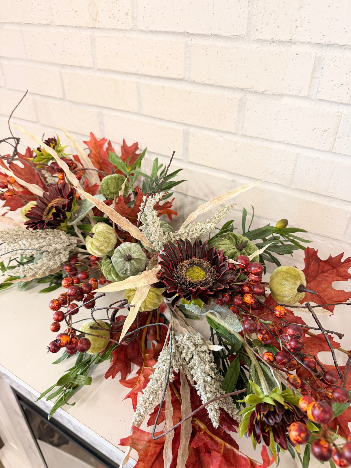 34" Autumn Homestead Swag