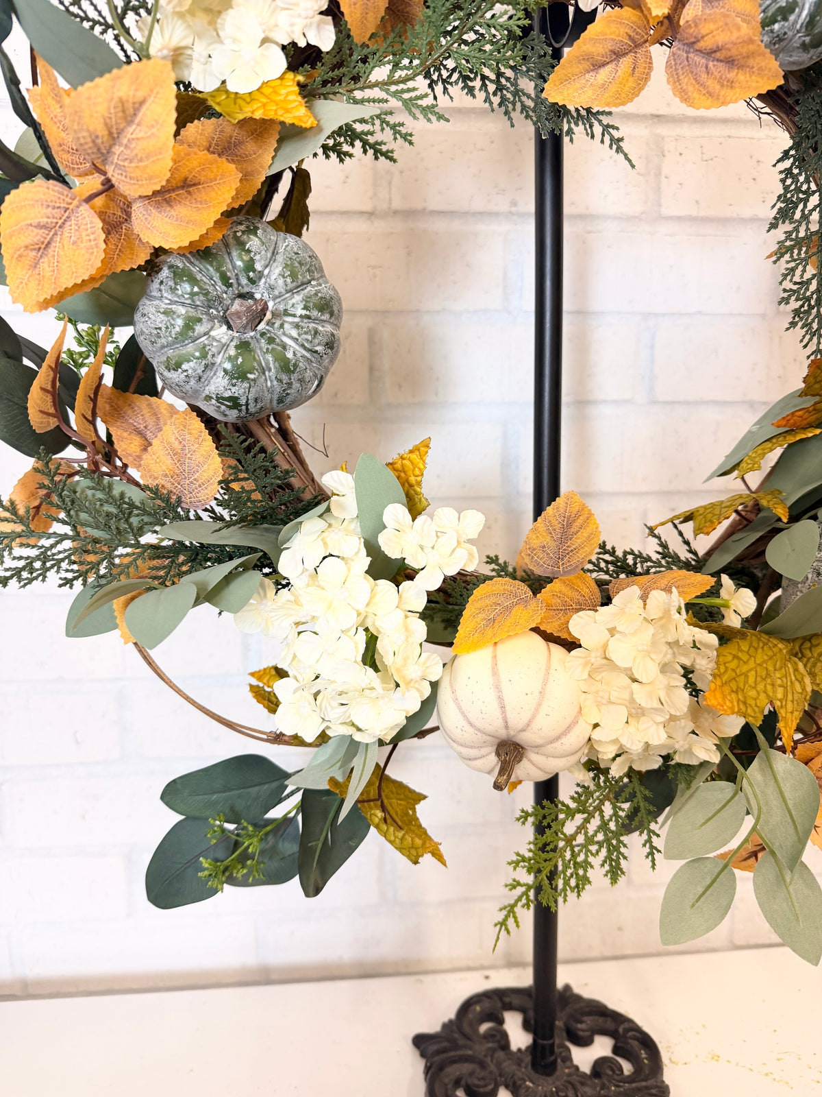 24" October Cottage Wreath