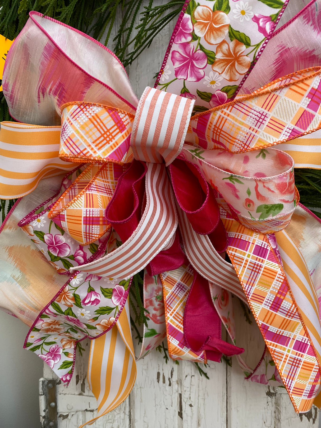 10" Punch of Color Bow