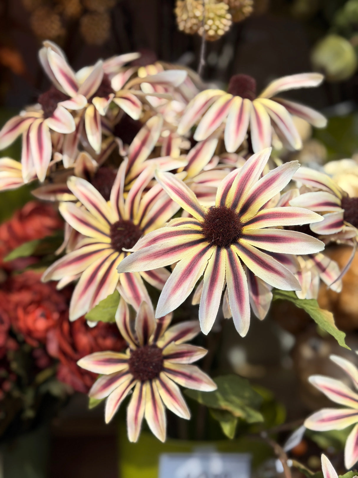 Cream Mini Sunflower Spray