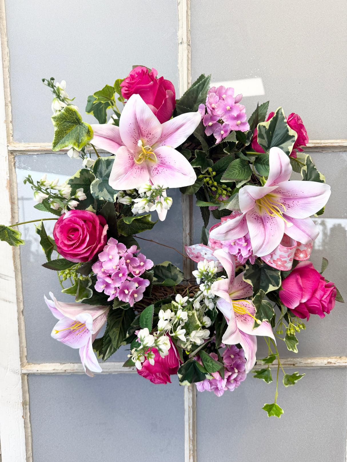 19" Lovely Lily Wreath