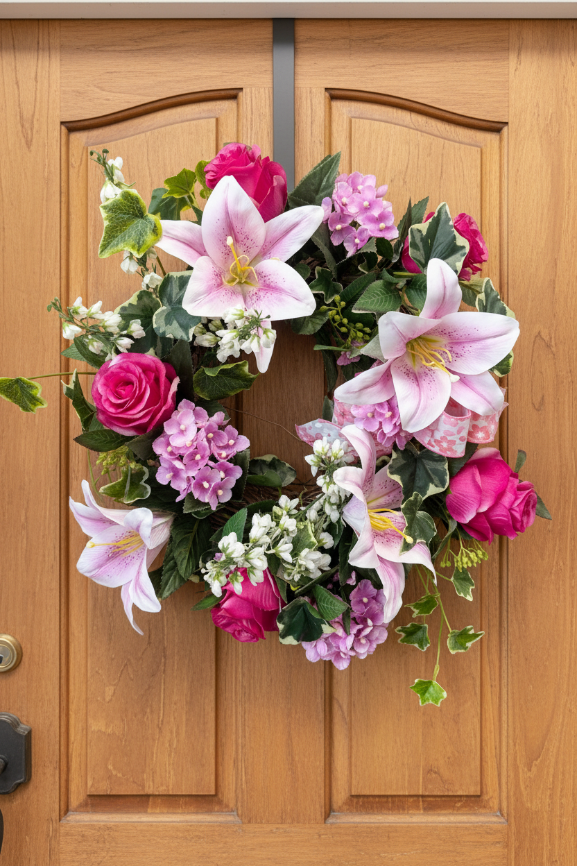 19" Lovely Lily Wreath