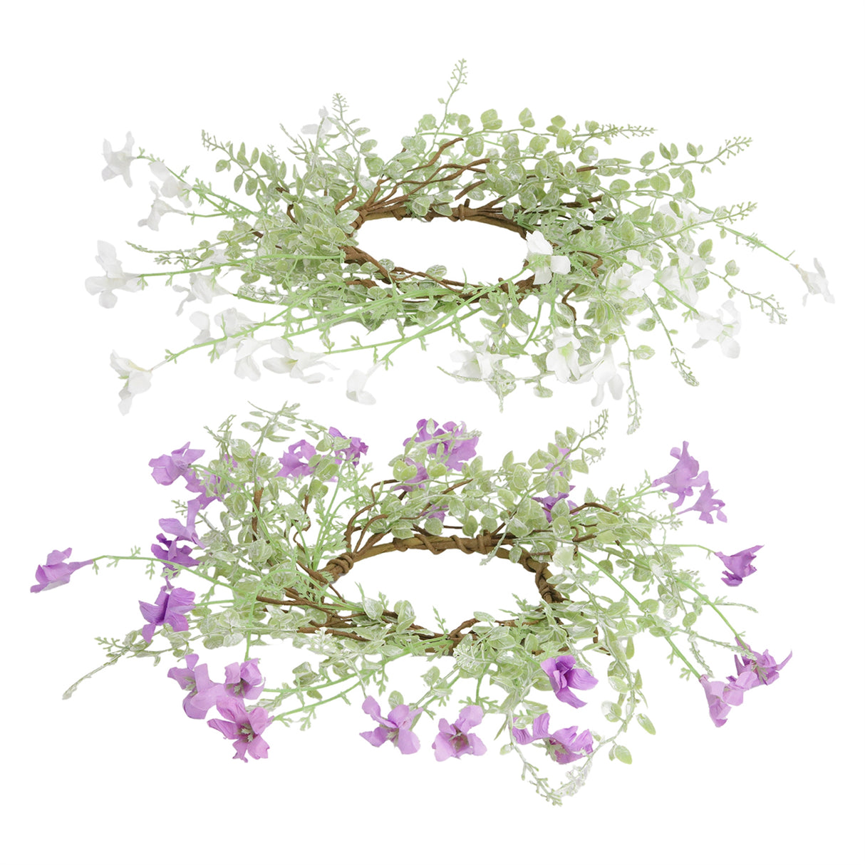 Violet Flower Candle Ring -2 Styles