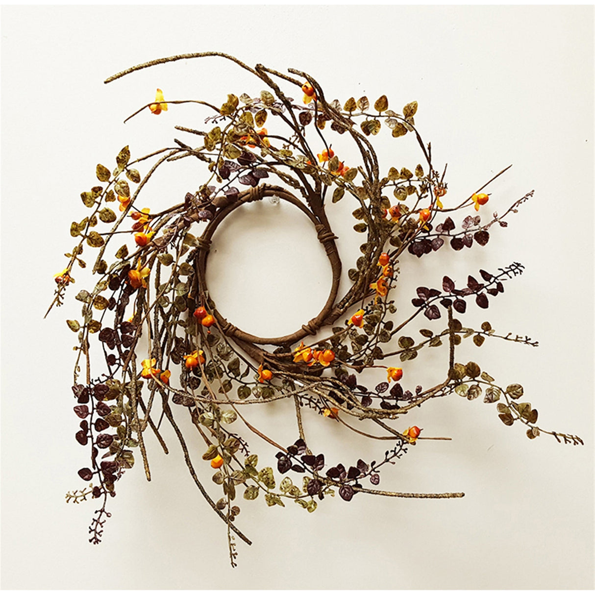 Large Bittersweet Bendy Vine Candle Ring